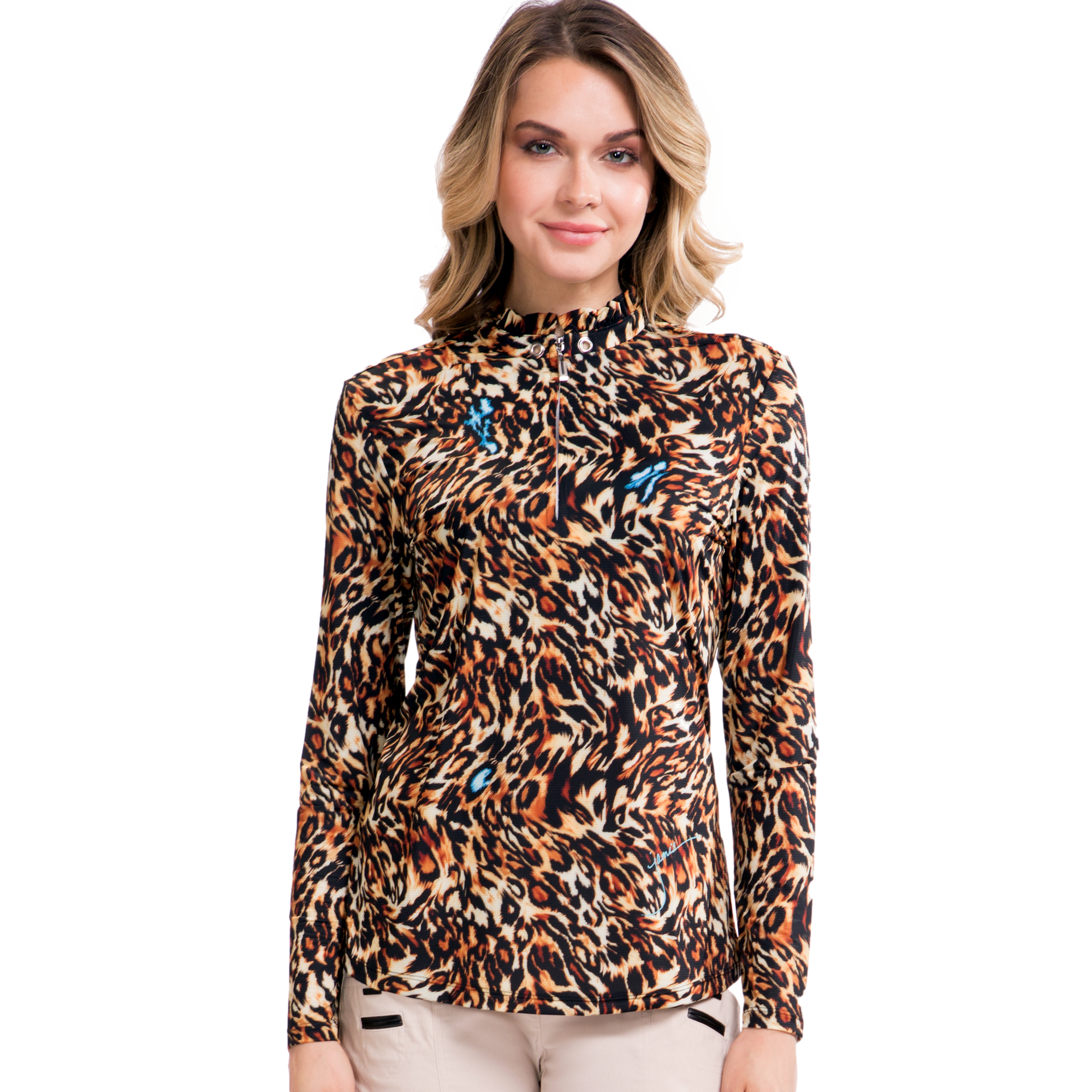 Jungle Sunsense Quarter Zip Pull Over