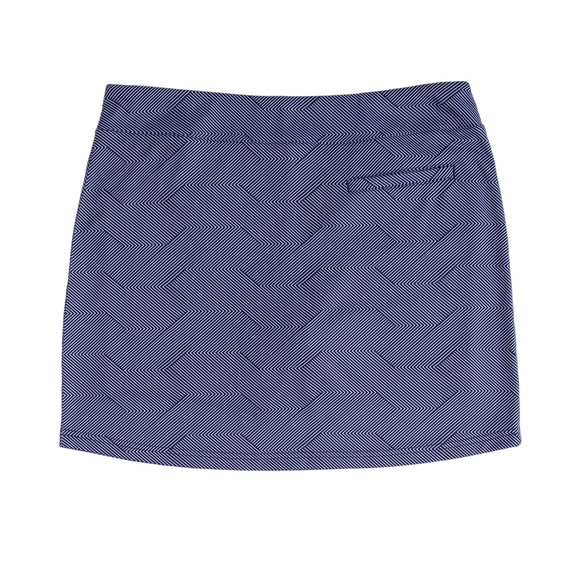 Women's Diagonal Lines 16.5" Pull-On Skort
