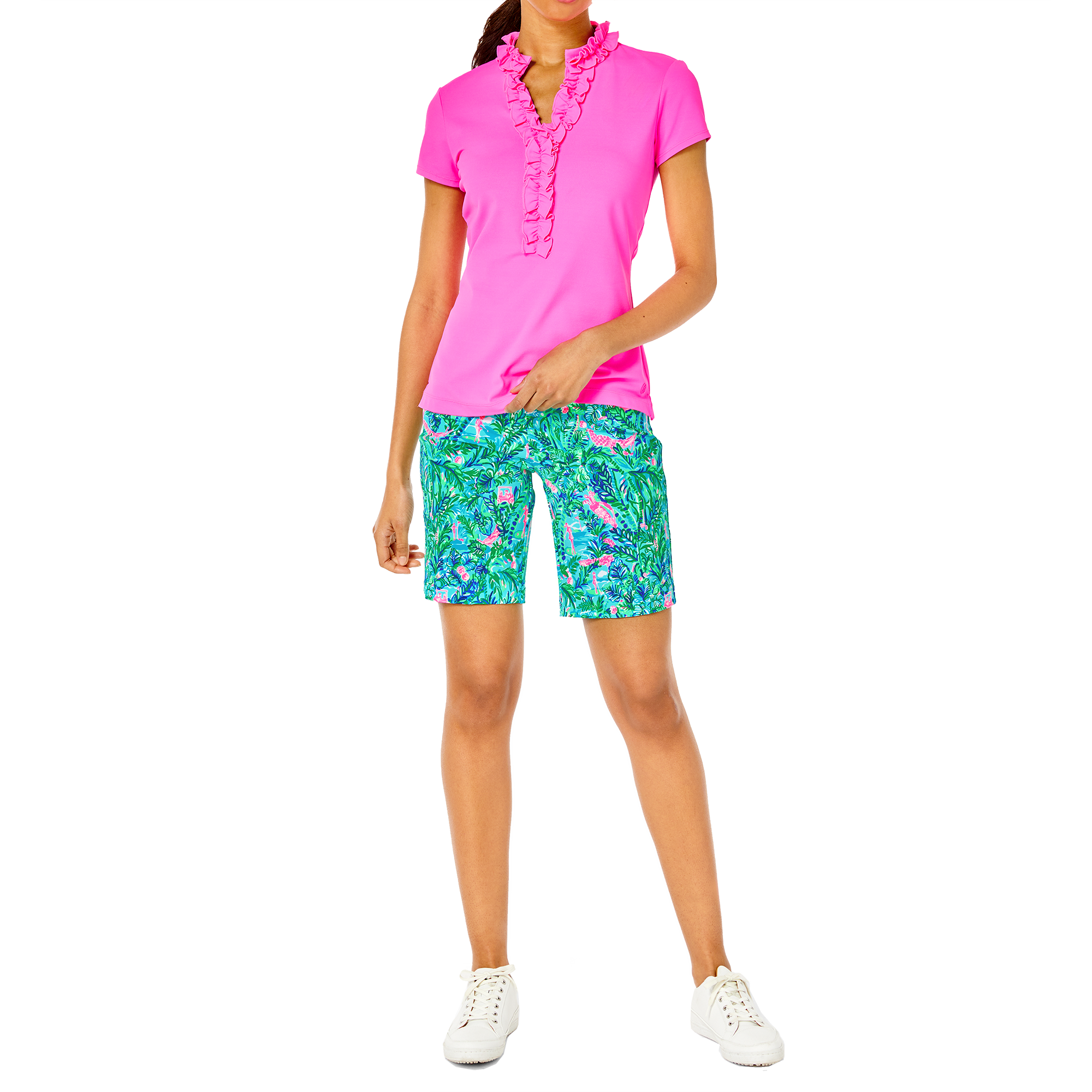Reid Parfection Pull On Women's 9" Golf Shorts