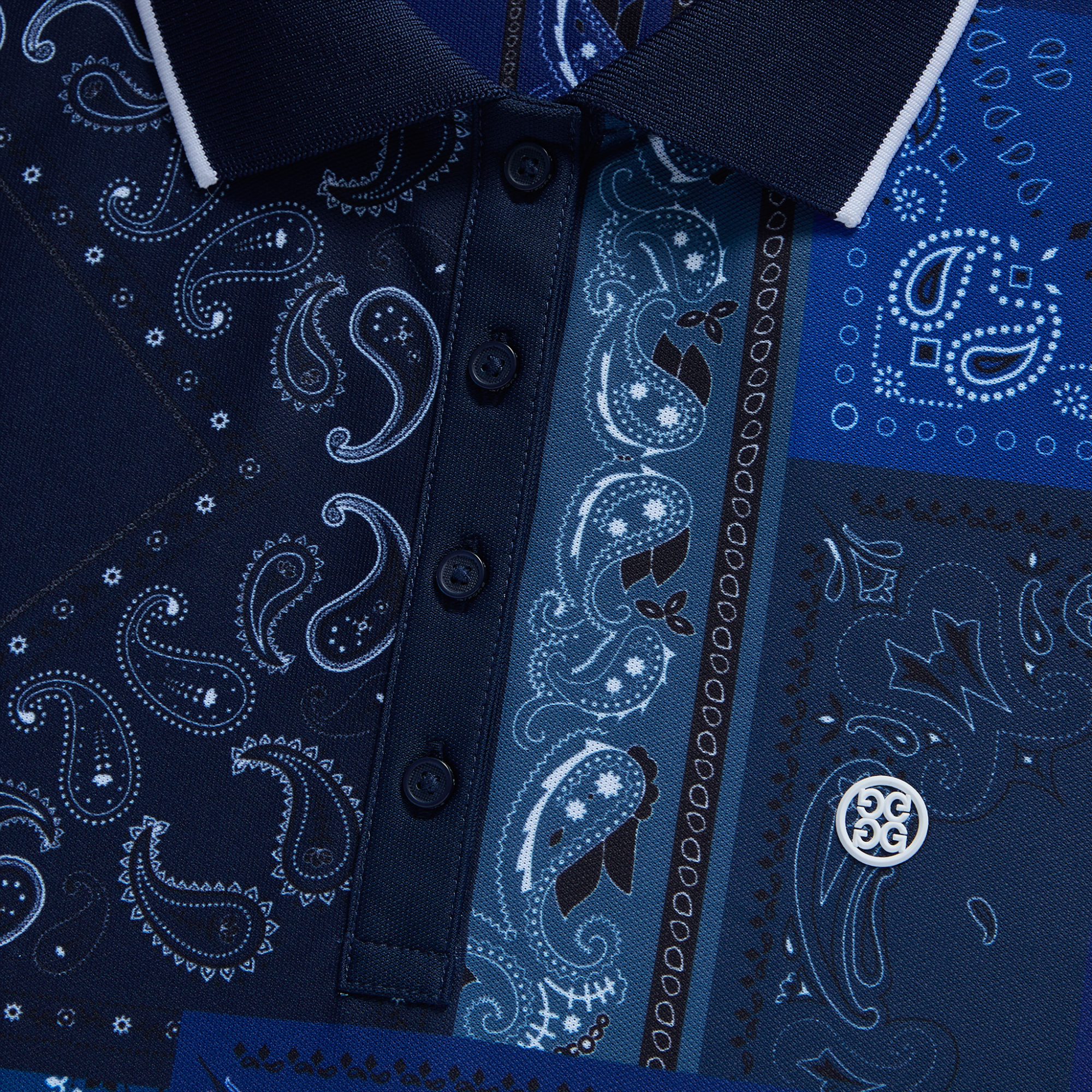 Bandana Tech Short Sleeve Polo Shirt
