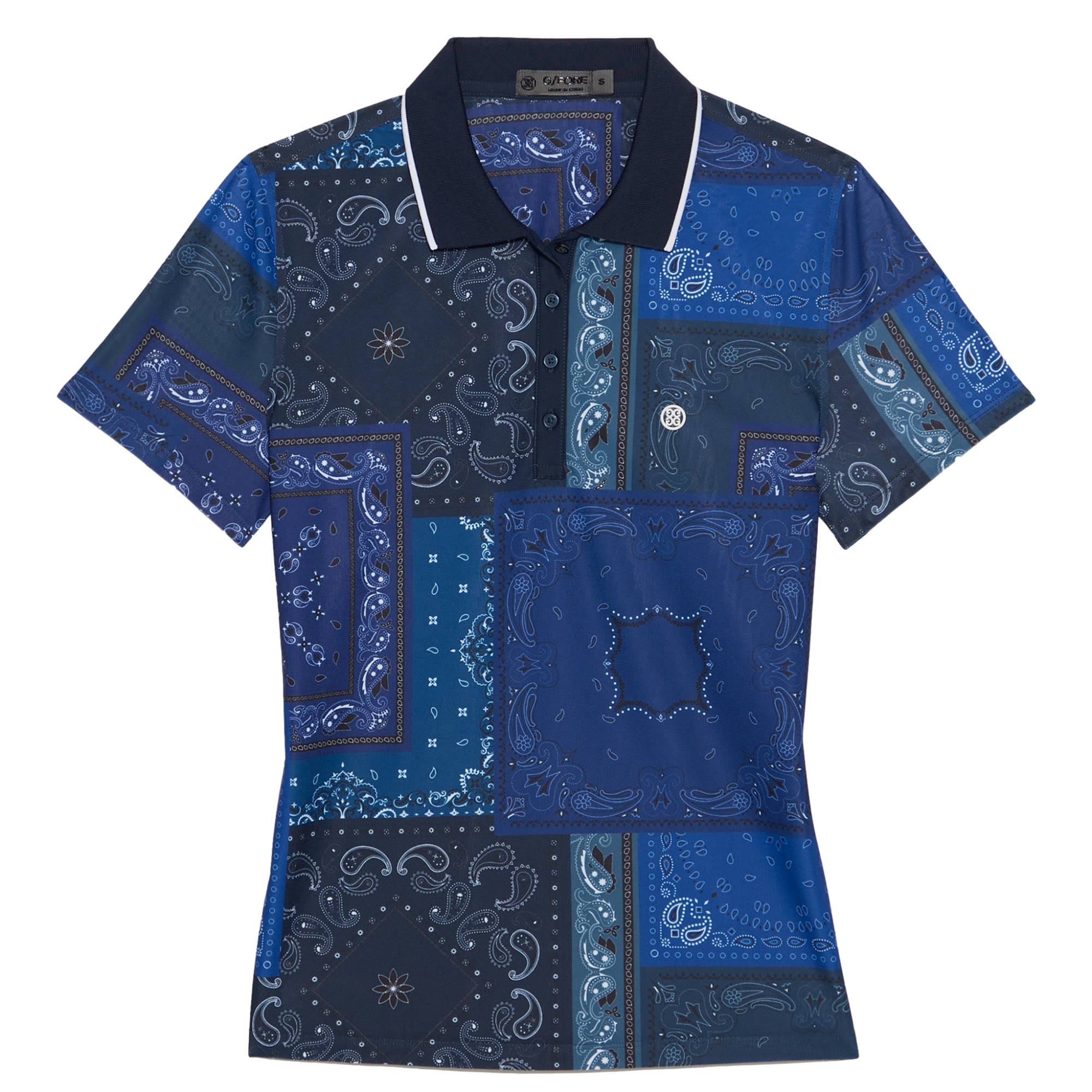 Bandana Tech Short Sleeve Polo Shirt