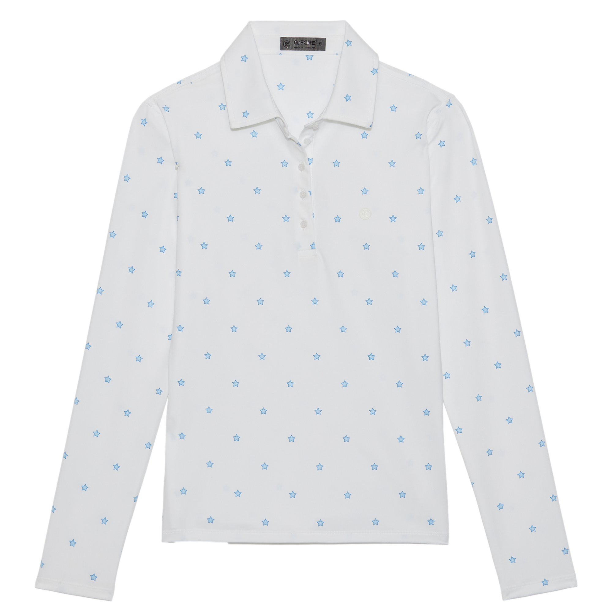 Stars Tech Long Sleeve  Polo Shirt
