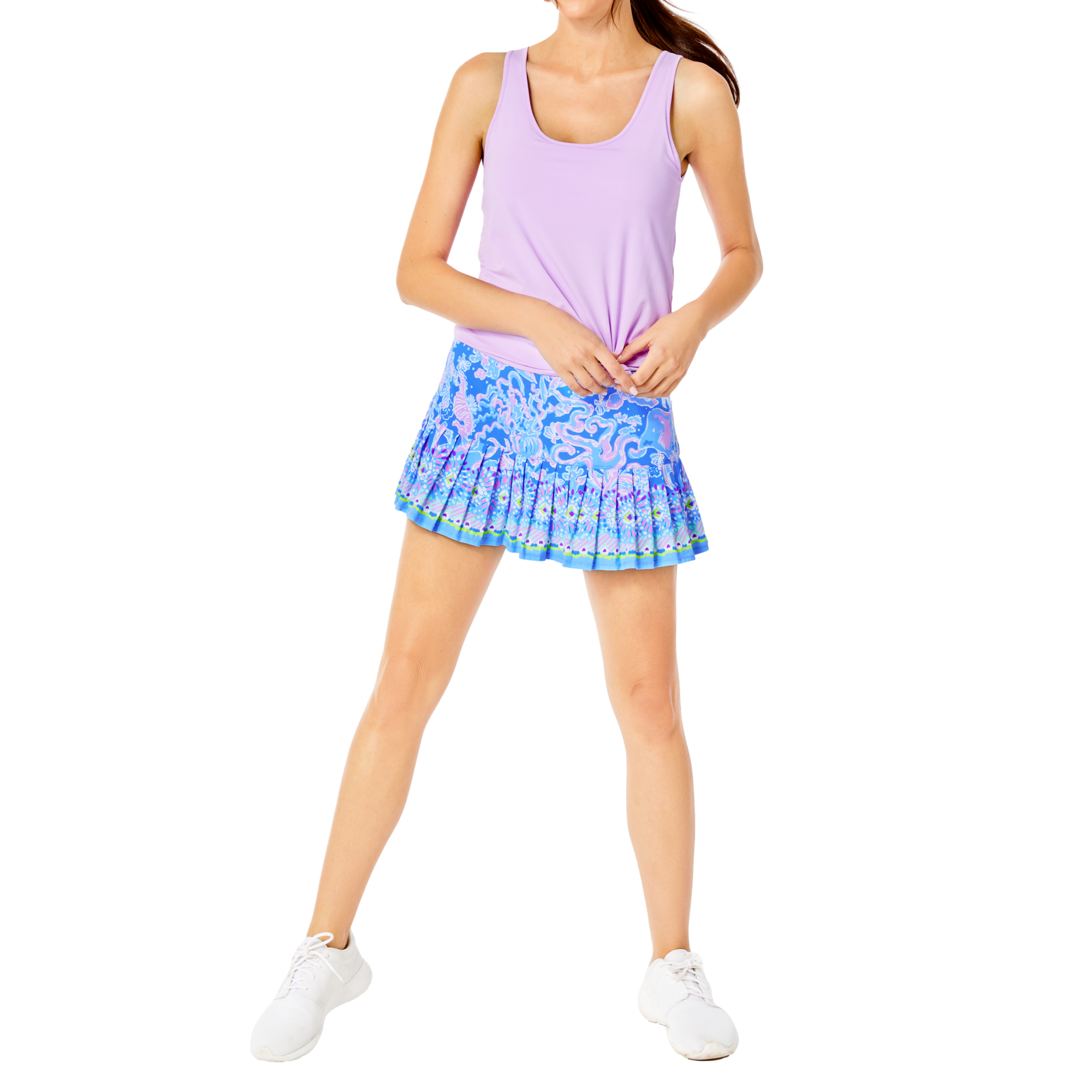 Taye Sea What I Pleated Women's 13" Golf Skort