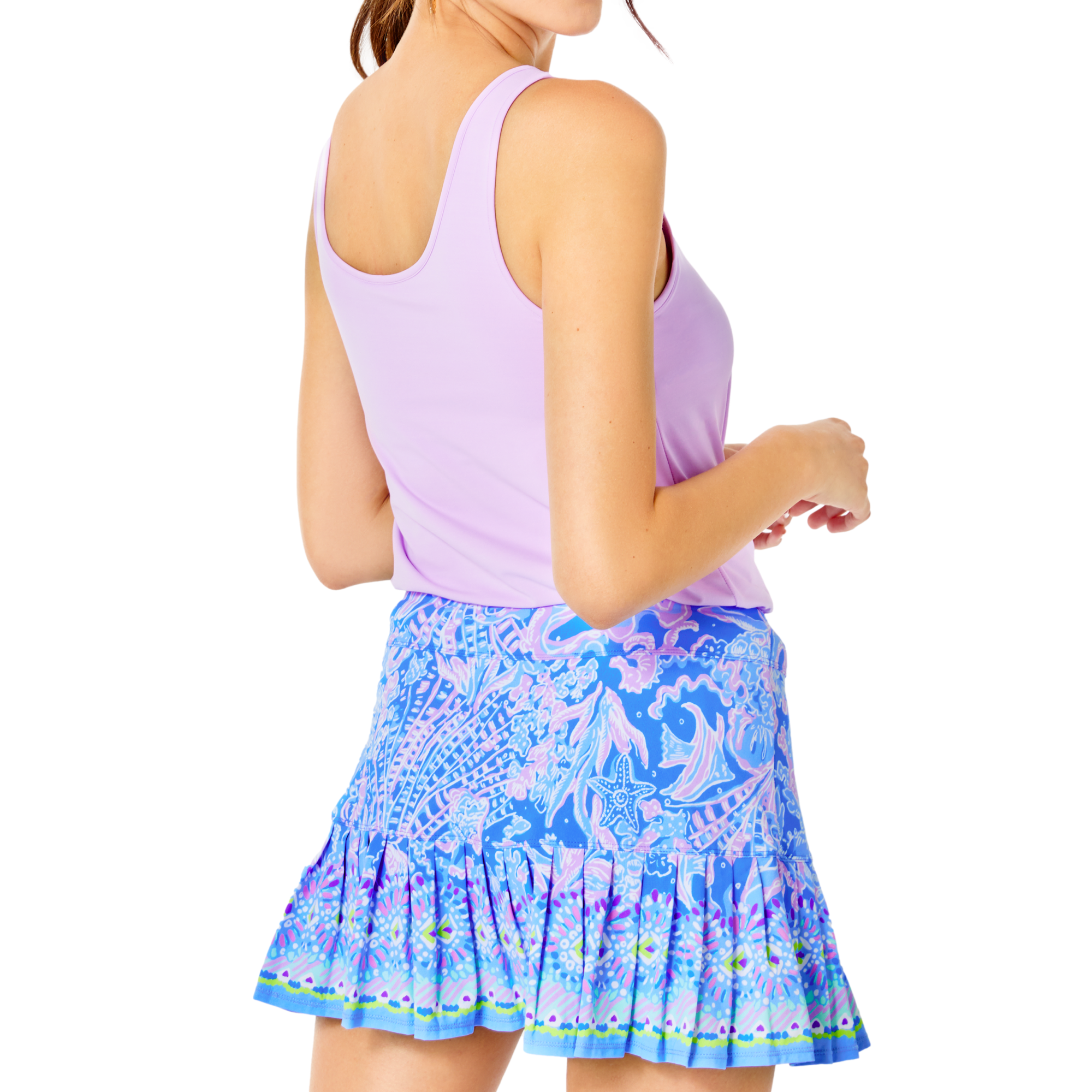 Taye Sea What I Pleated Women's 13" Golf Skort