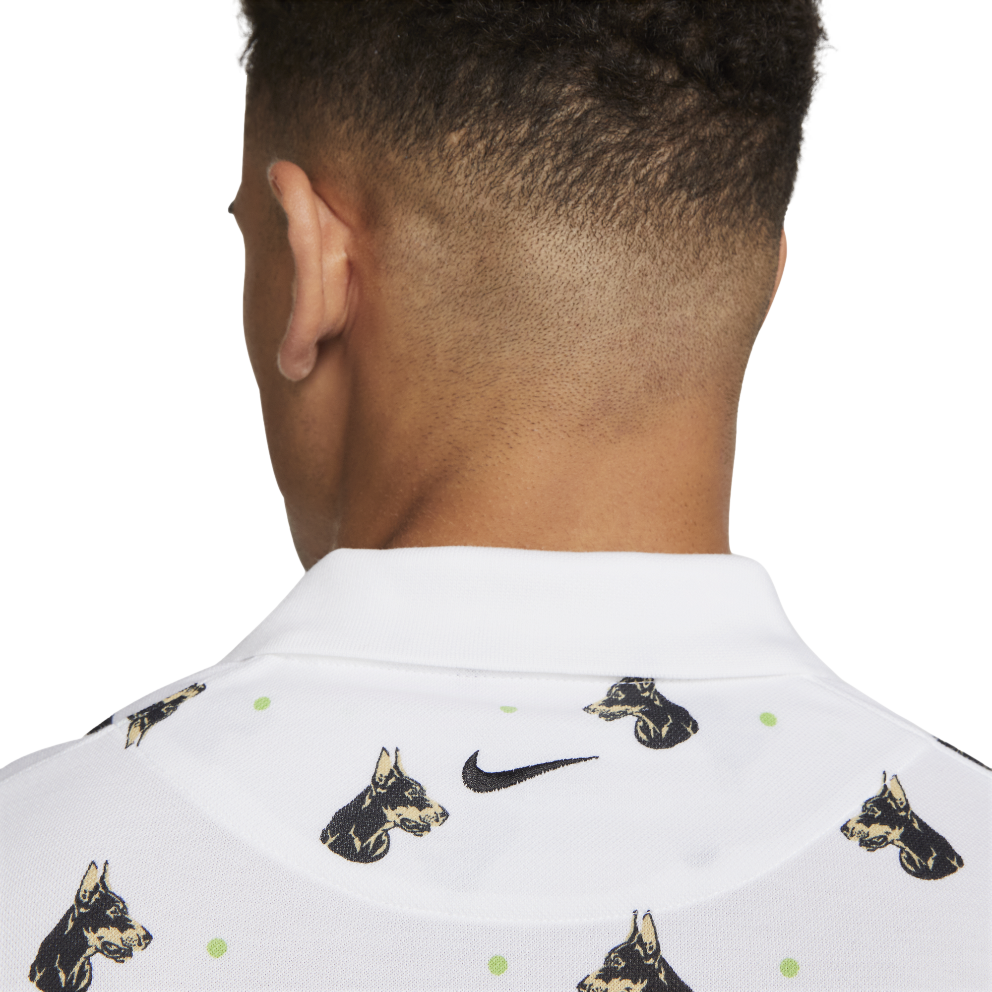 Slim-Fit Printed Men's Tennis Polo