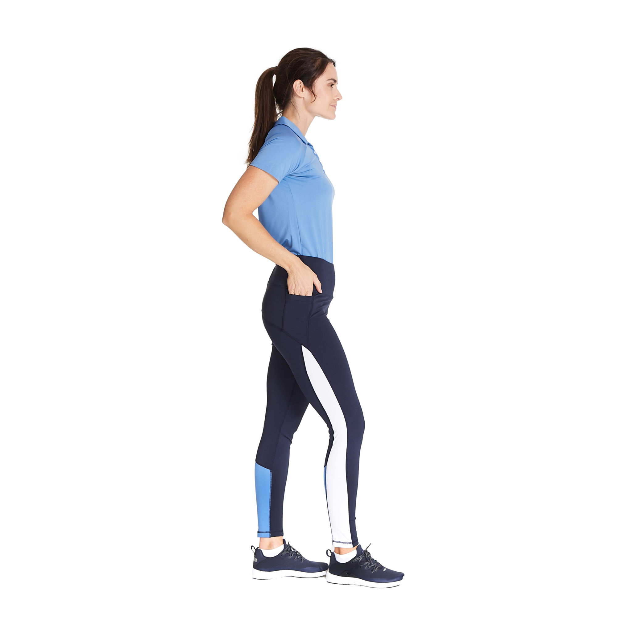 Color Block 28" Pull-On Leggings Women's Golf Pants