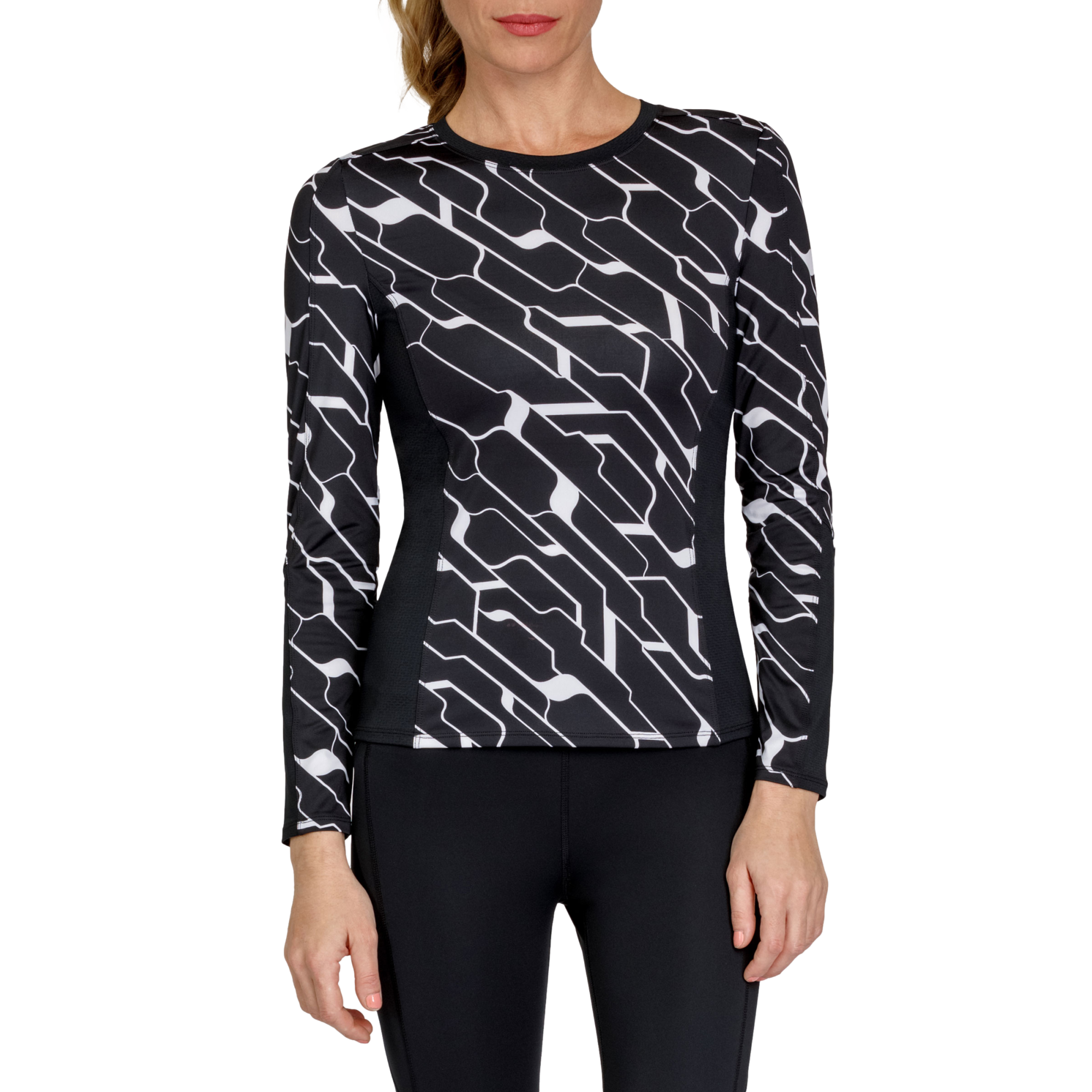 Juniper Cascade Long Sleeve Crew Neck Top