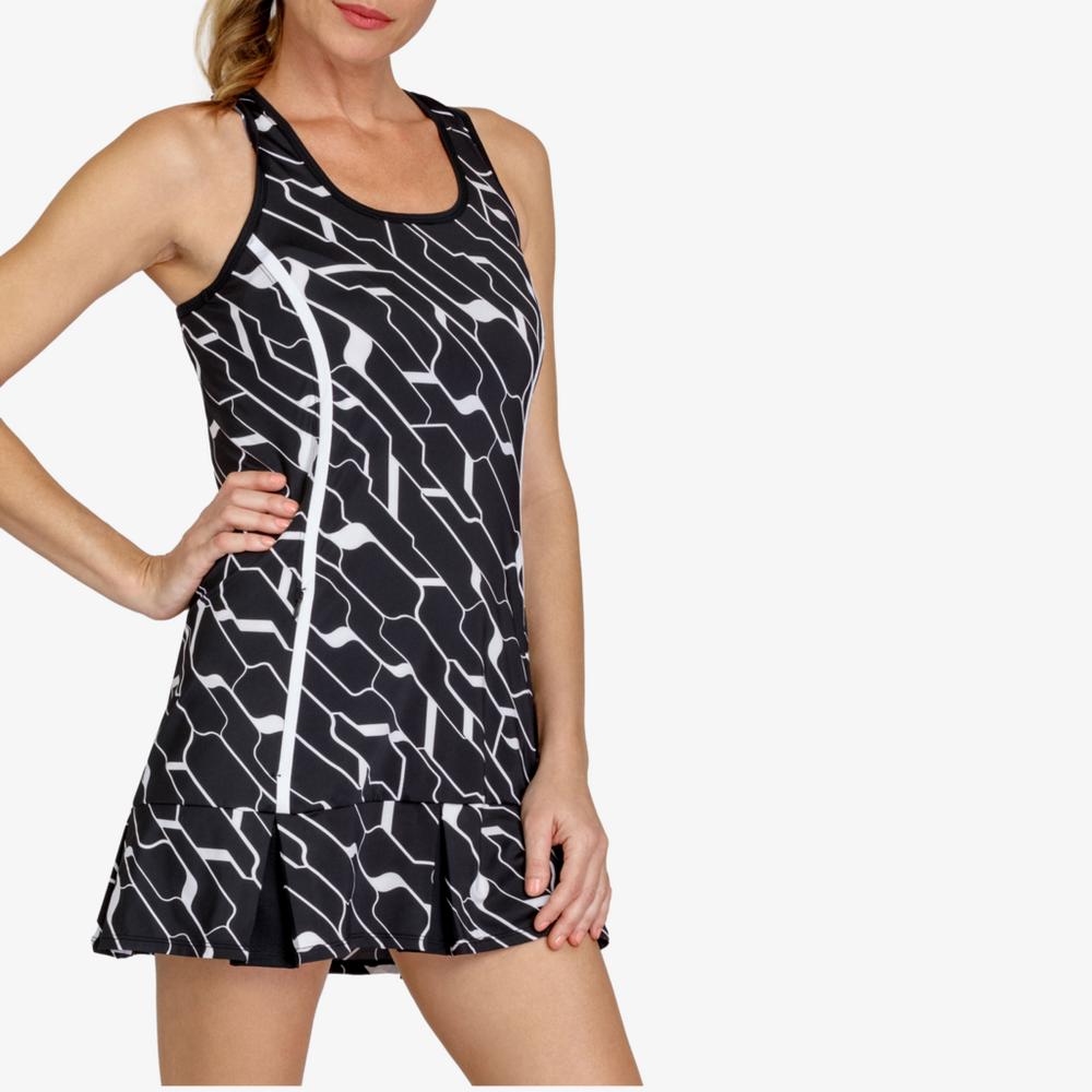 Kalindi Cascade Print Sleeveless Tennis Dress