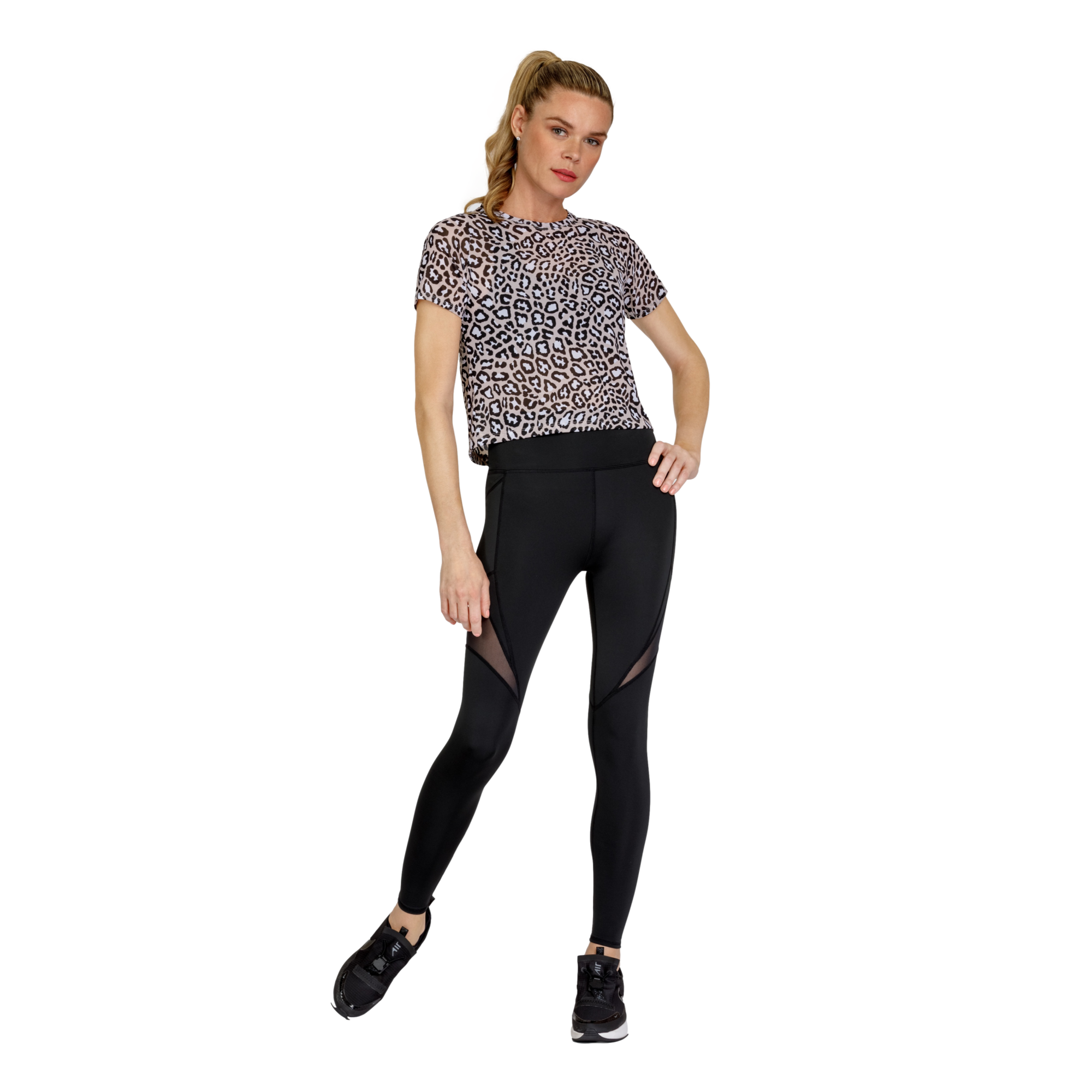 Essential Ferrara Short Sleeve Mesh Top