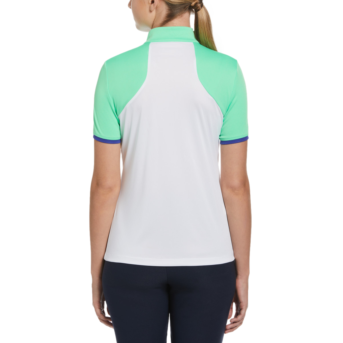 Colorblock Women's Short Sleeve Golf Shirt