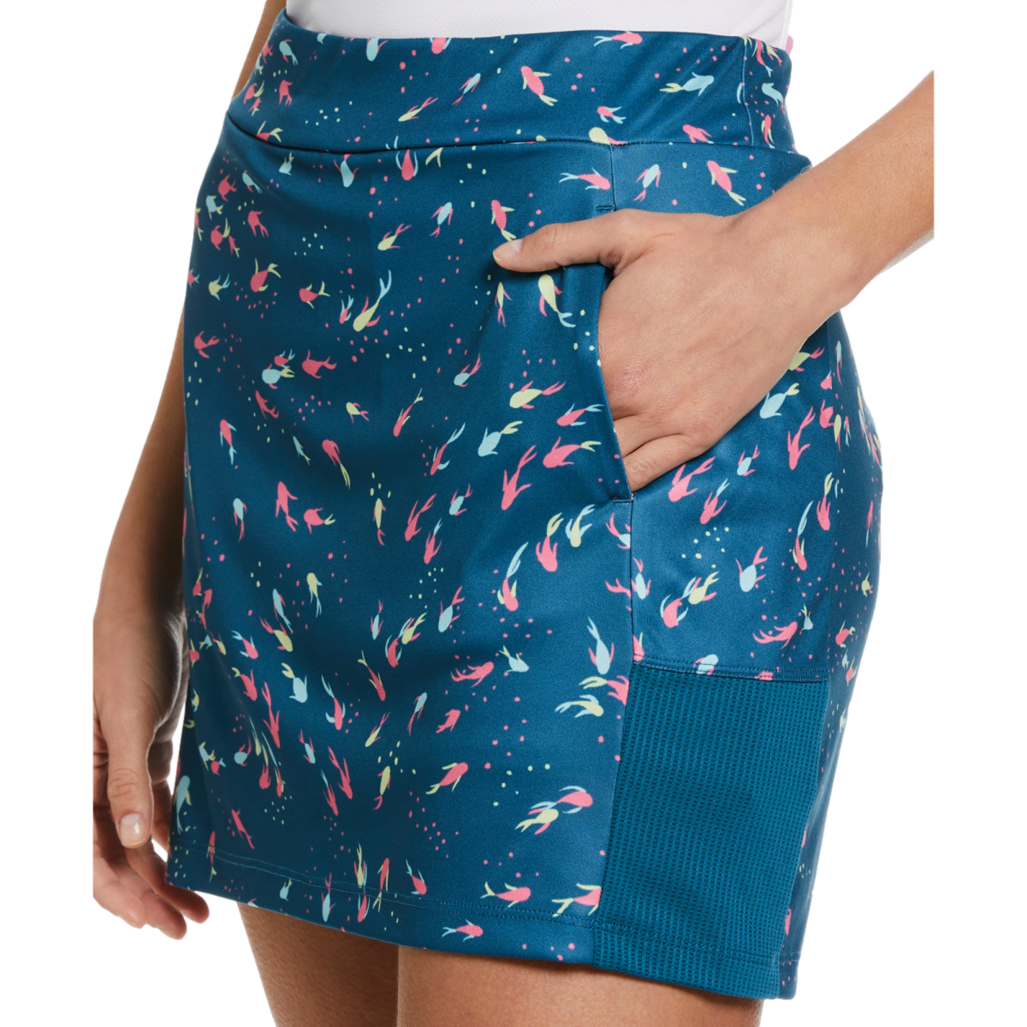 Koi Fish Print 16" Skort