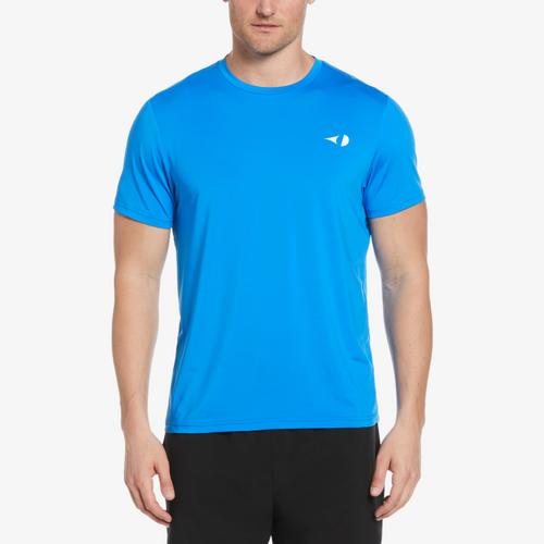 Pin Hole Mesh Men's Short Sleeve Tennis Shirt