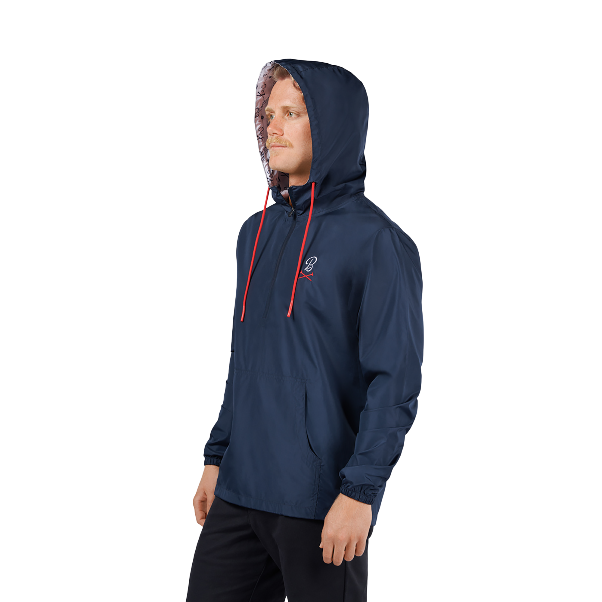 Barstool Golf Packable Windbreaker Jacket