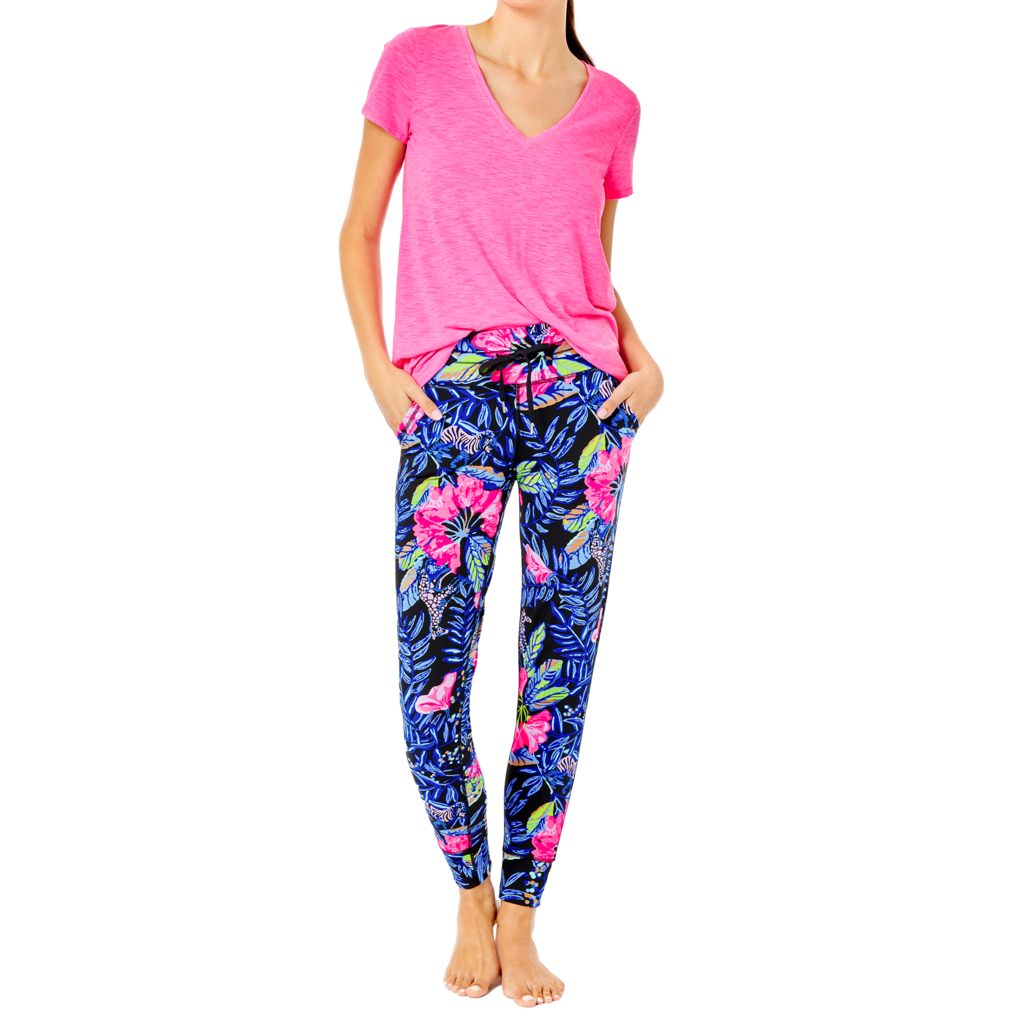 Lilly Pulitzer Island Jogger Go Your Own Wave Print - Sizes XS-XL