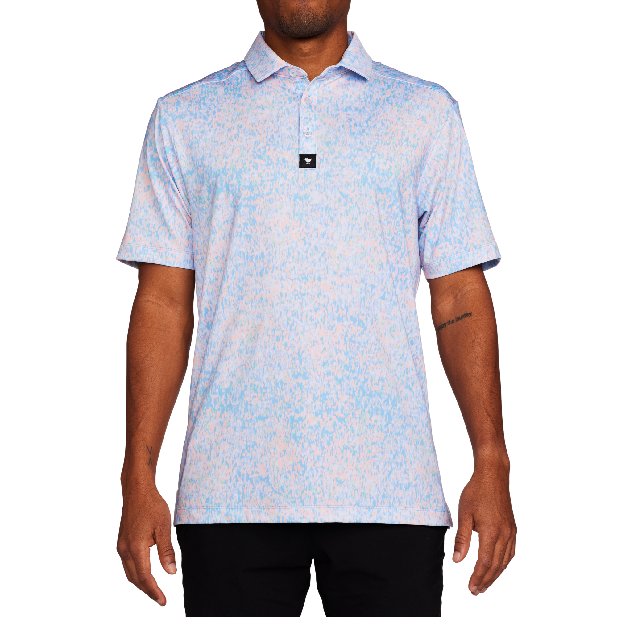 Champagne Showers Short Sleeve Polo Shirt