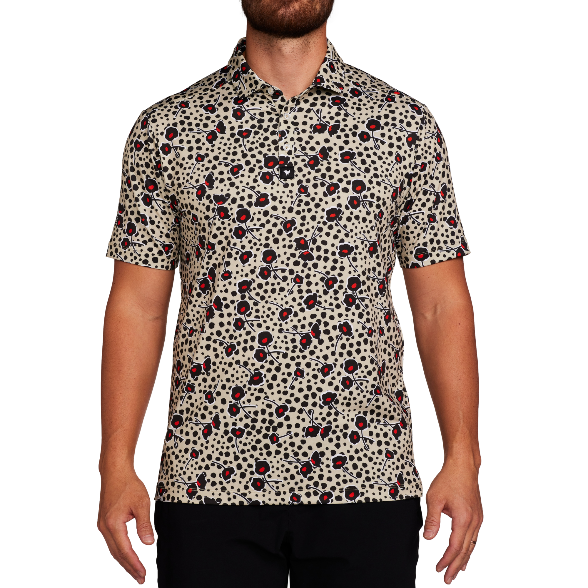 Cherry Bomb Short Sleeve Polo Shirt