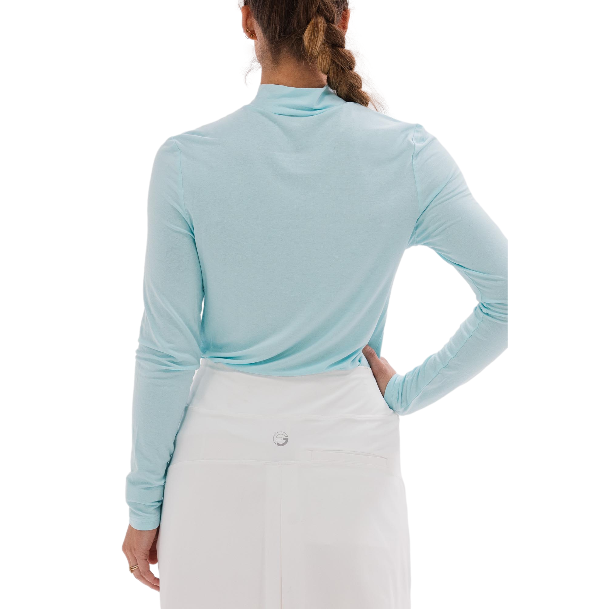 Mock Neck Long Sleeve Base Layer Top