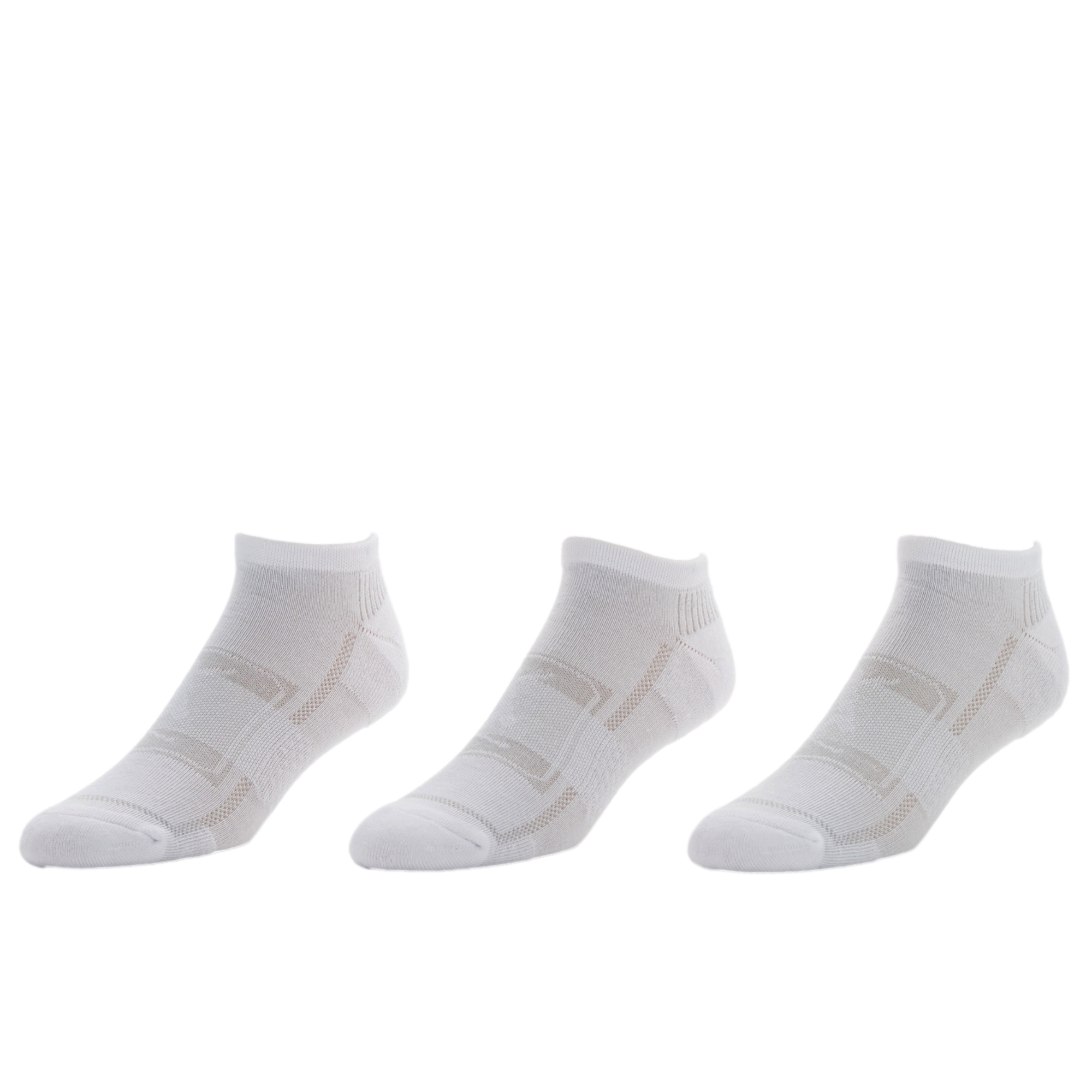 Men's Textured Low Cut Golf Socks, 3-Pack