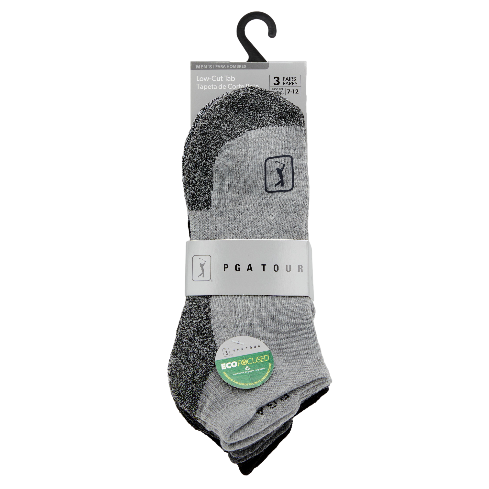 Men's Low Cut Golf Socks, 3-Pack