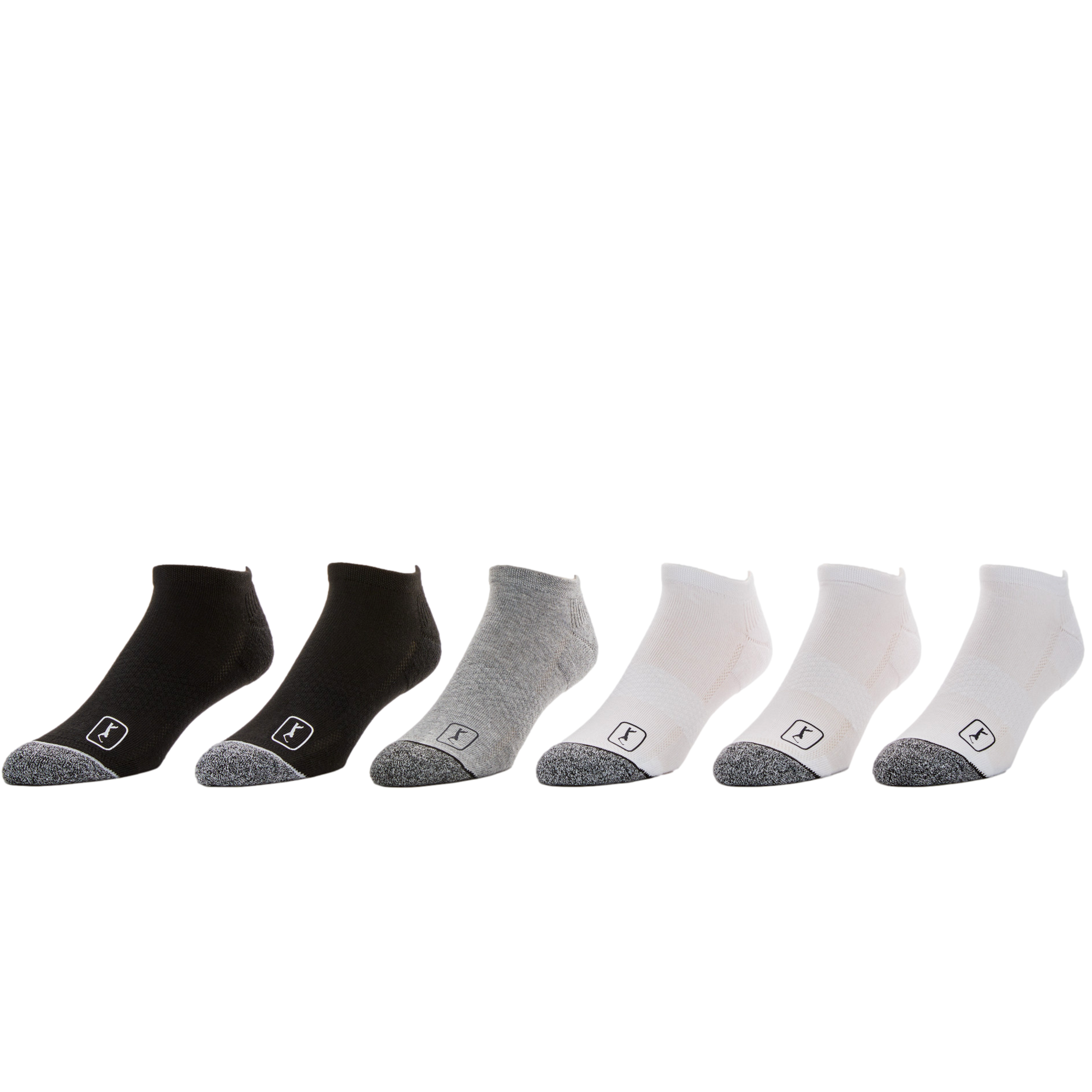 PGA TOUR Men's Low Cut Golf Socks, 6-Pack