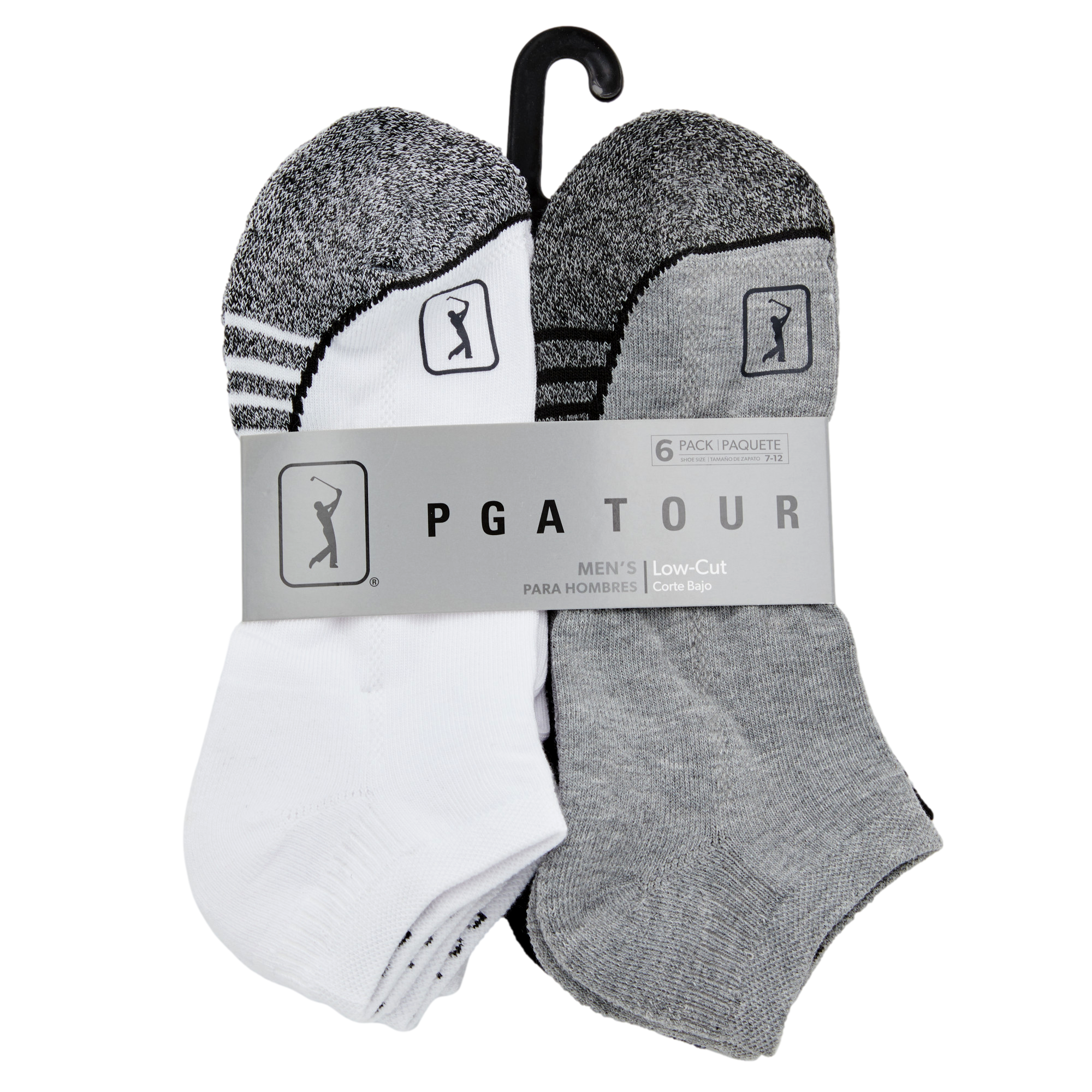 Men's Low Cut Golf Socks, 6-Pack