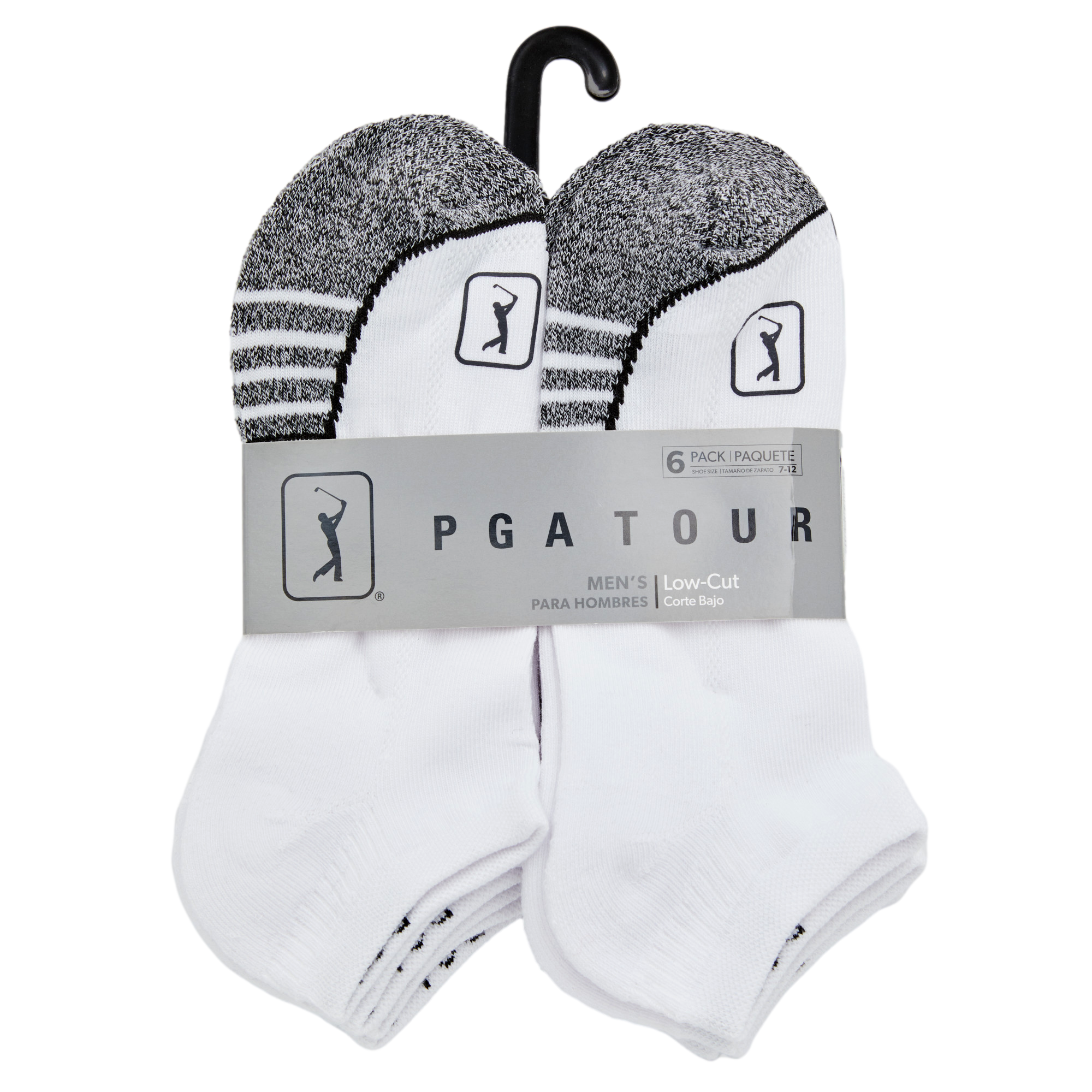 Men's Low Cut Golf Socks, 6-Pack