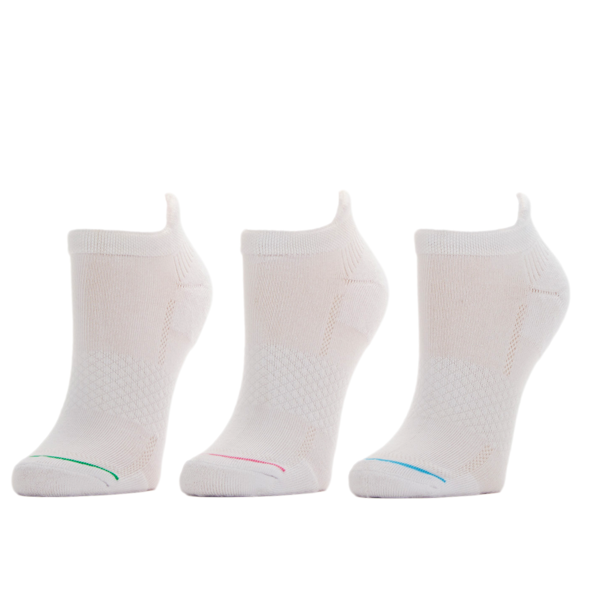 Ladies Low Cut Golf Socks, 3-Pack