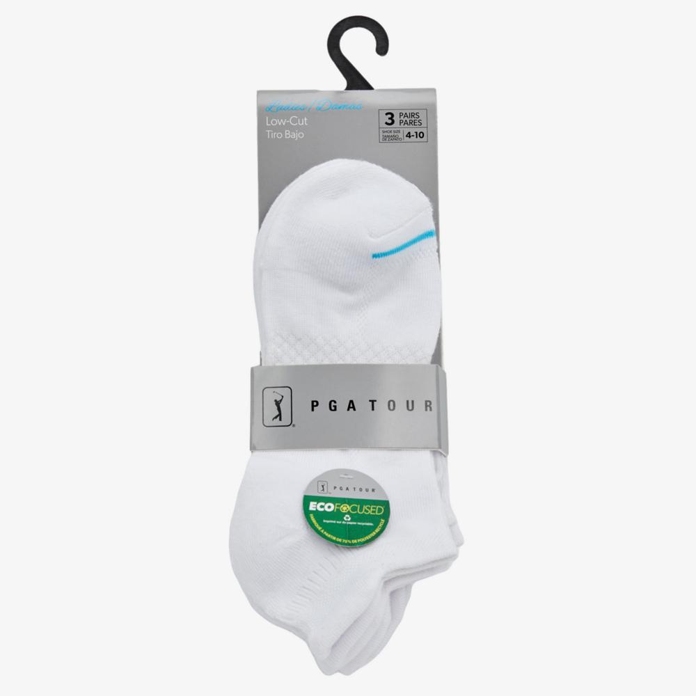 Ladies Low Cut Golf Socks, 3-Pack