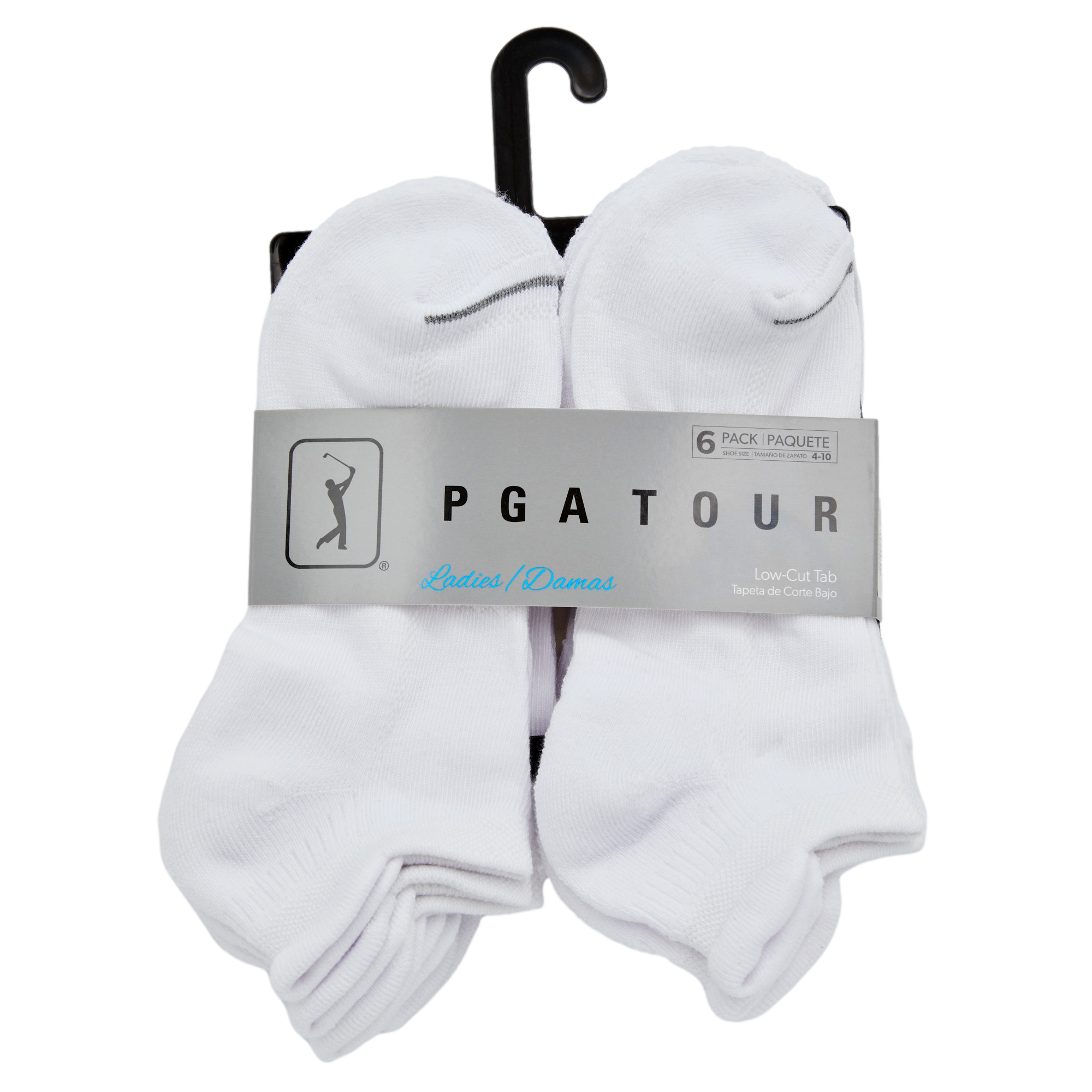 Ladies Low Cut Golf Socks, 6-Pack