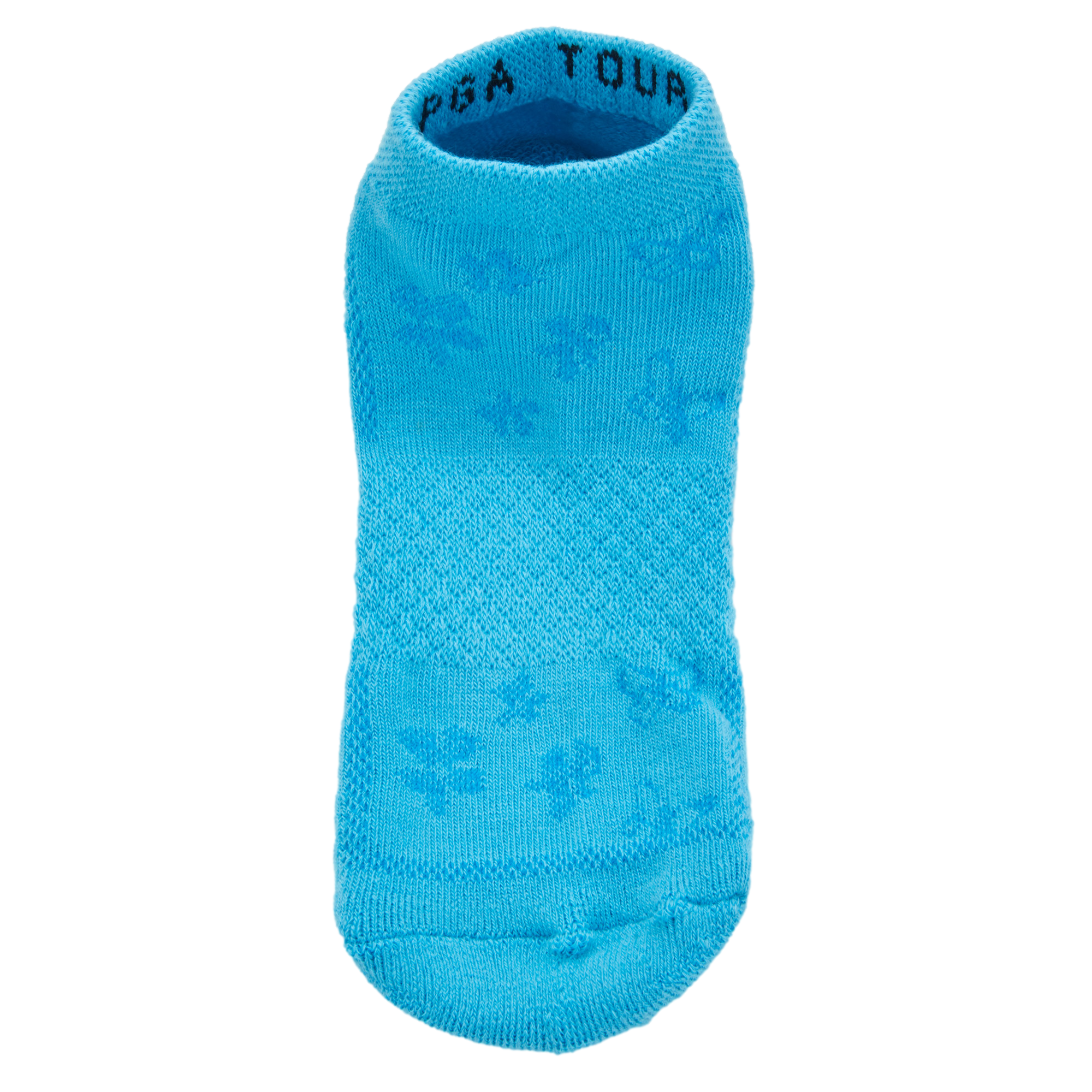 Ladies Textured Print Low Cut Golf Socks, 3-Pack