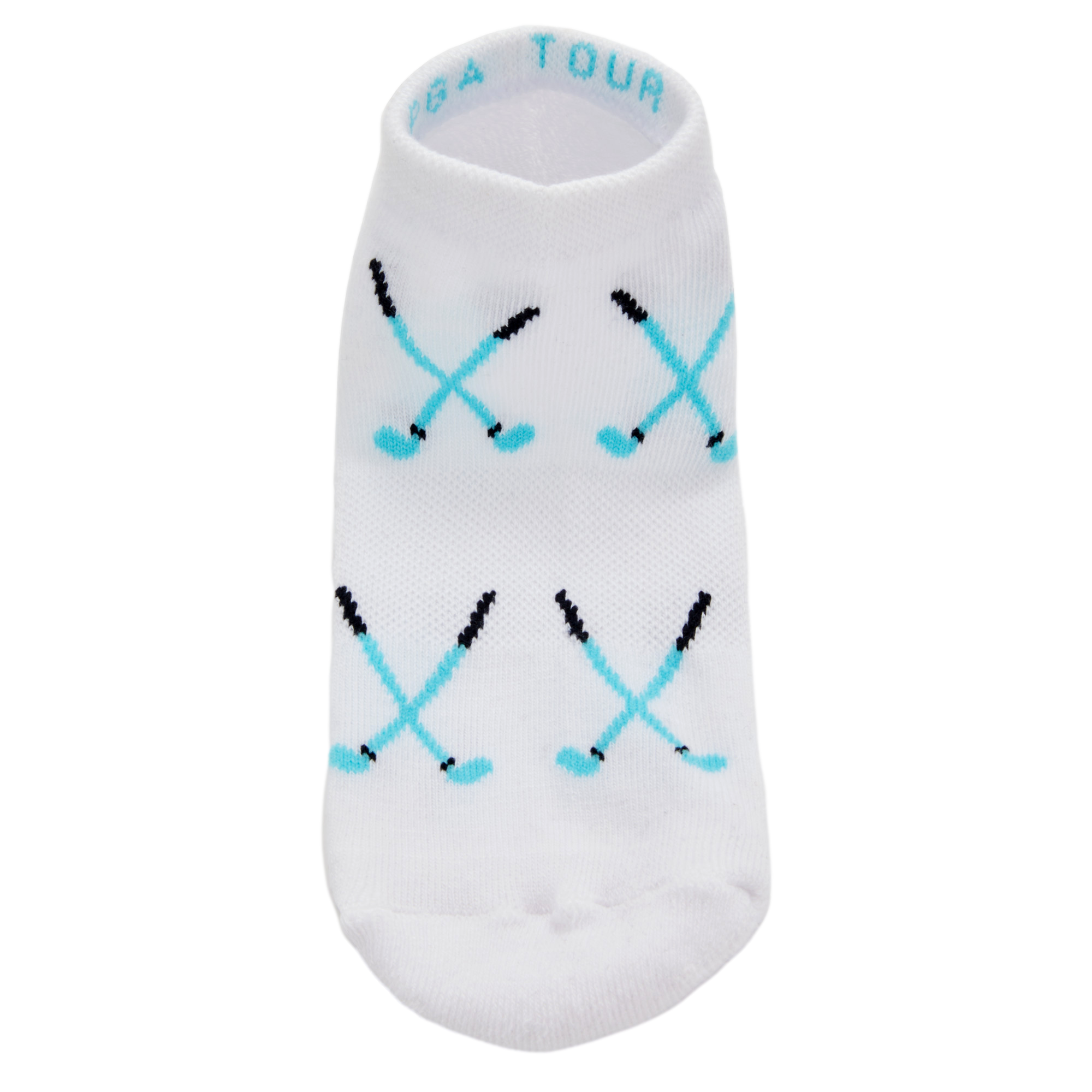 Ladies Golf Goddess Print Low Cut Golf Socks, 3-Pack