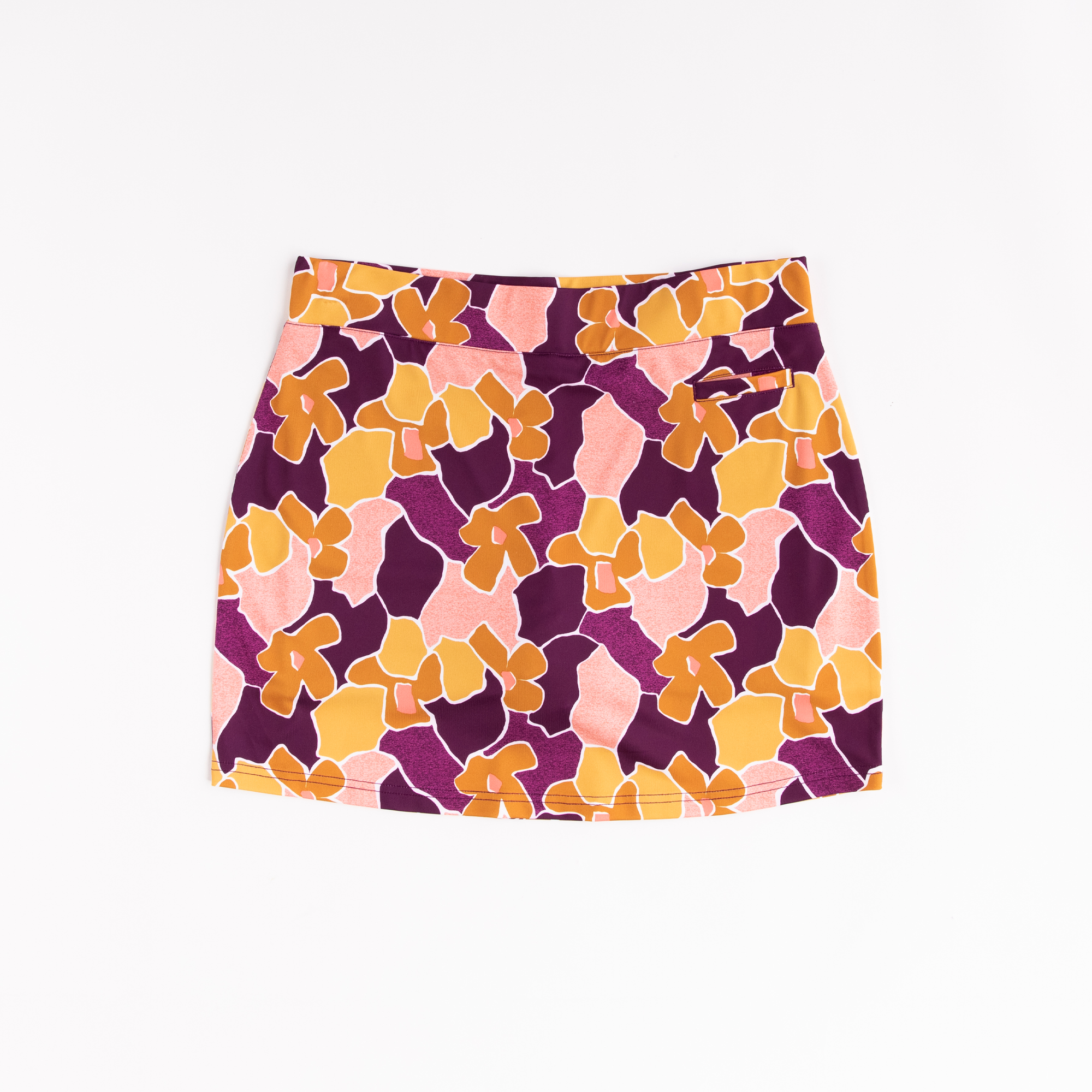 Mod Floral Print 16.5" Skort