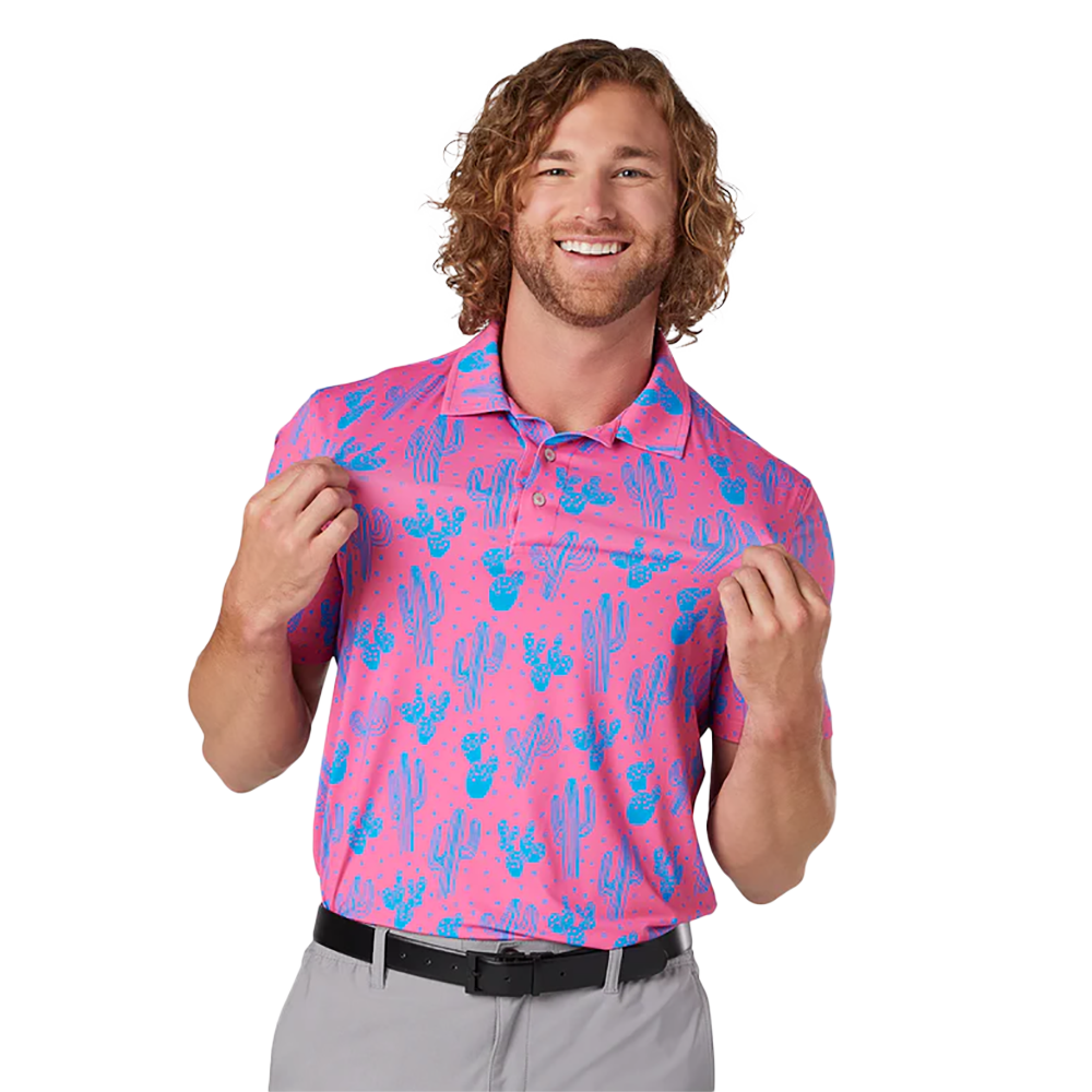 The Grand Mirage Performance Men's Short Sleeve Golf Polo Shirt