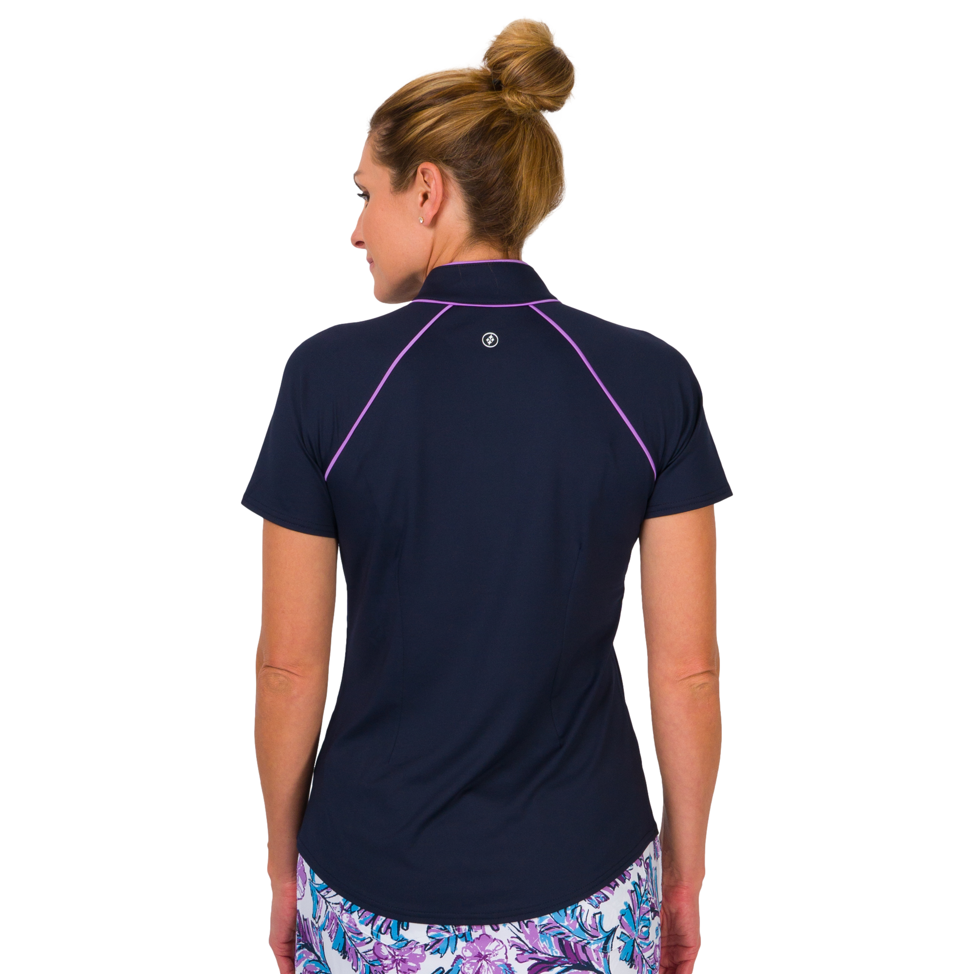 トップス QP Jofit Colorblock Short Sleeve Quarter Zip Top | PGA TOUR Superstore