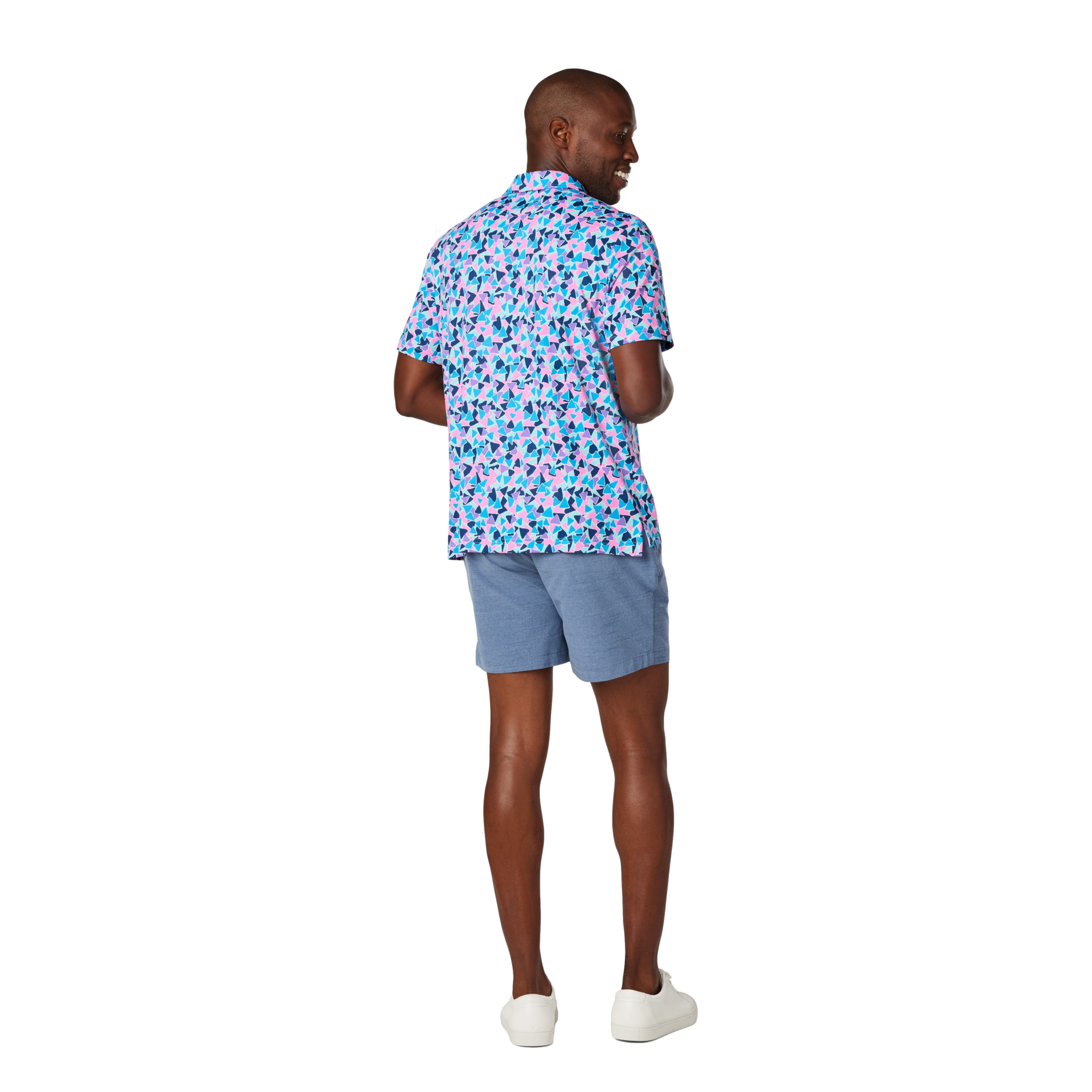 Magic Eye Short Sleeve Performance Men's Golf Polo Shirt