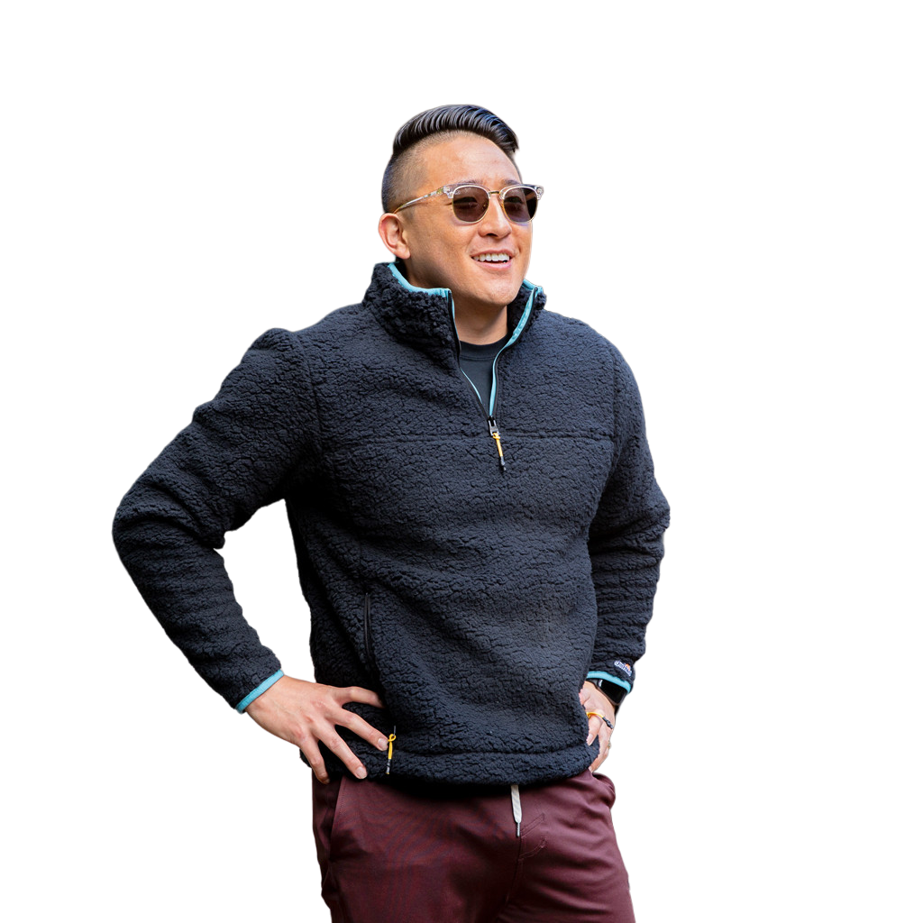 Night Night High-Pile Quarter-Zip Pull Over