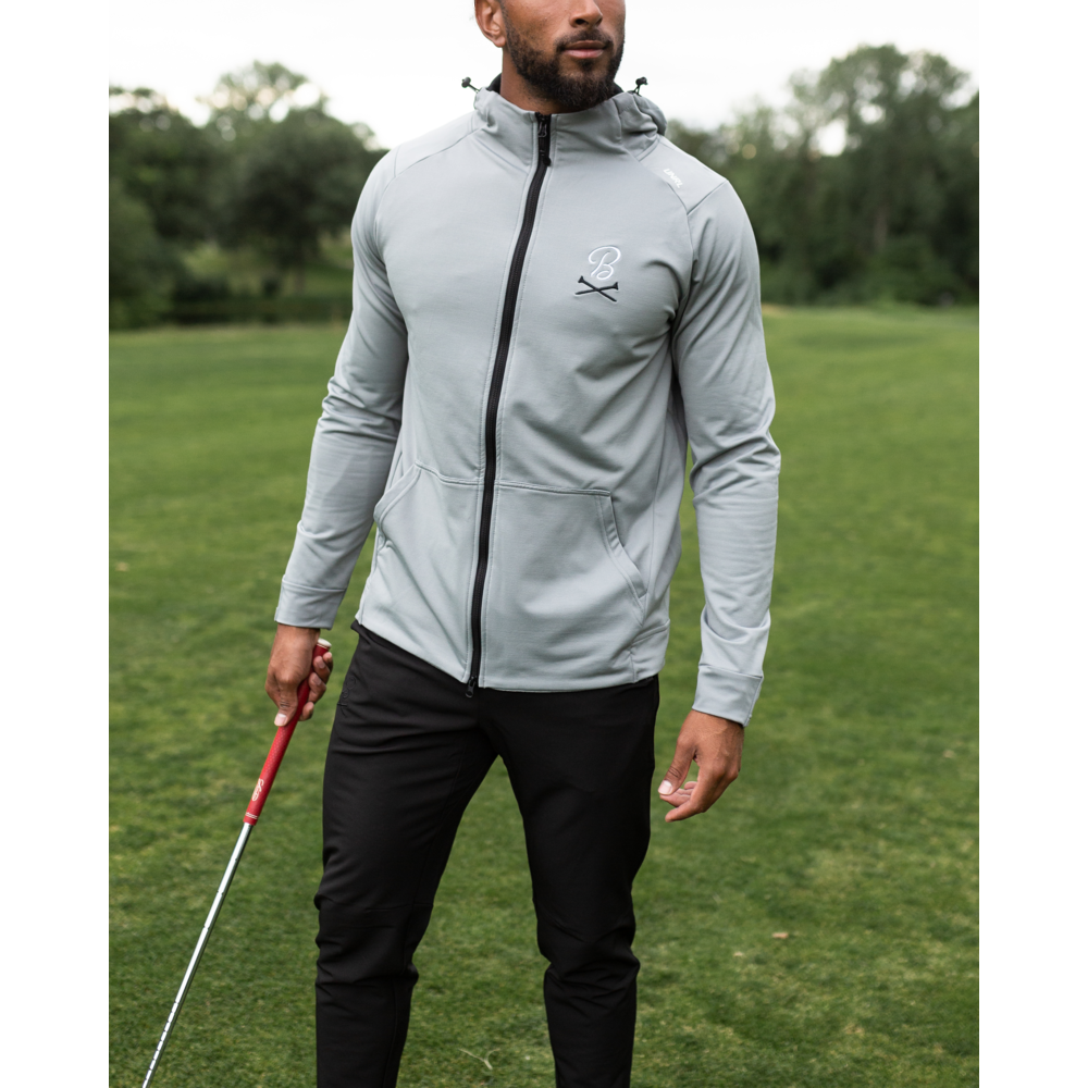 UNRL X Barstool Golf Crossed Tees Zipped Hoodie