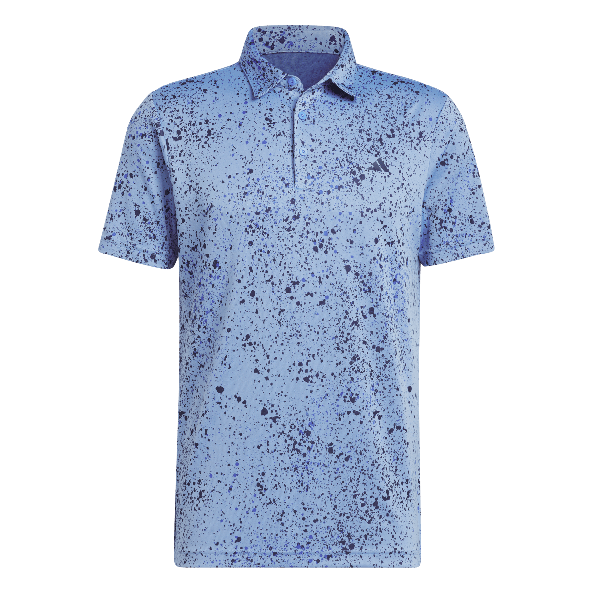 Jacquard Splatter Short Sleeve Polo Shirt