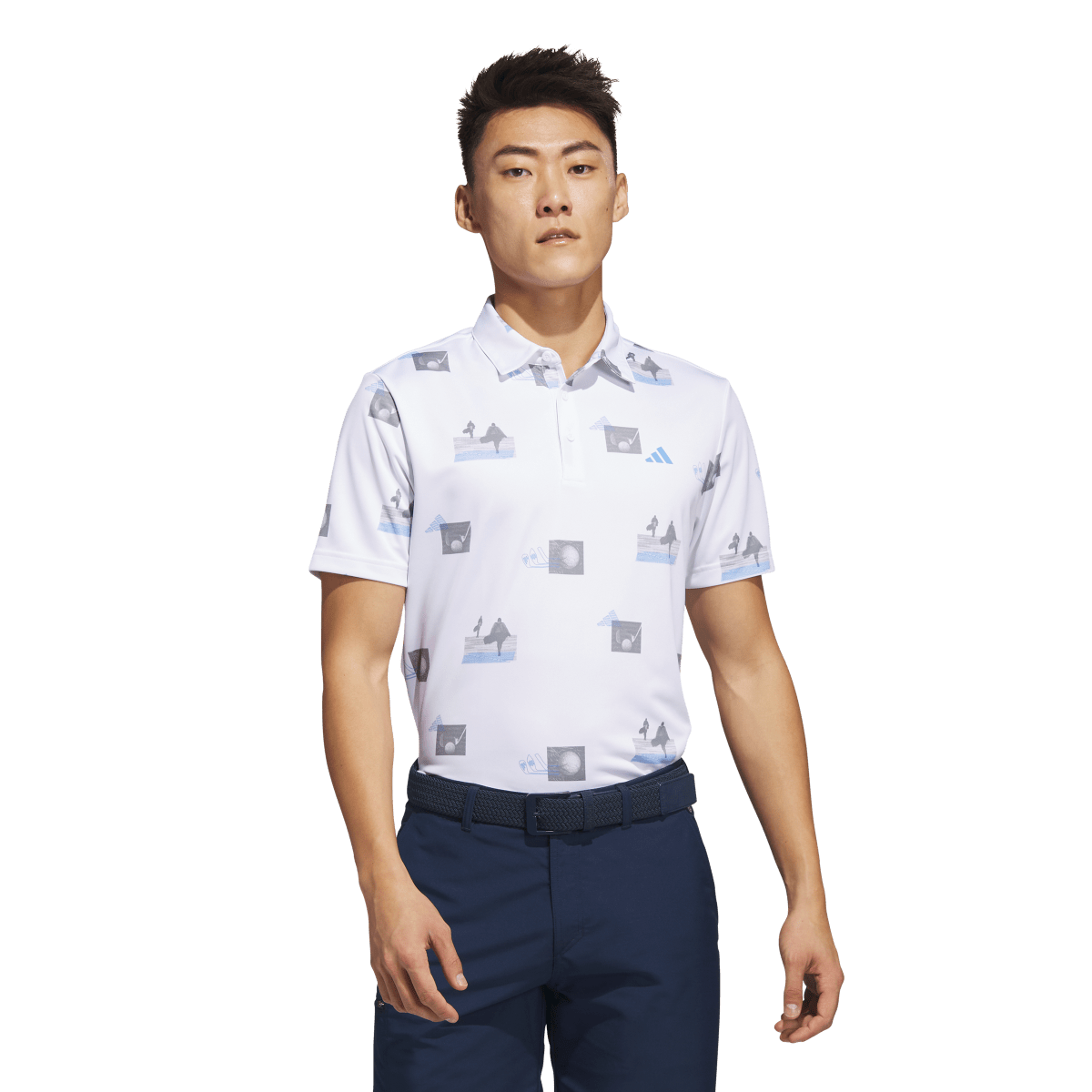 All Over Print Short Sleeve Polo Shirt