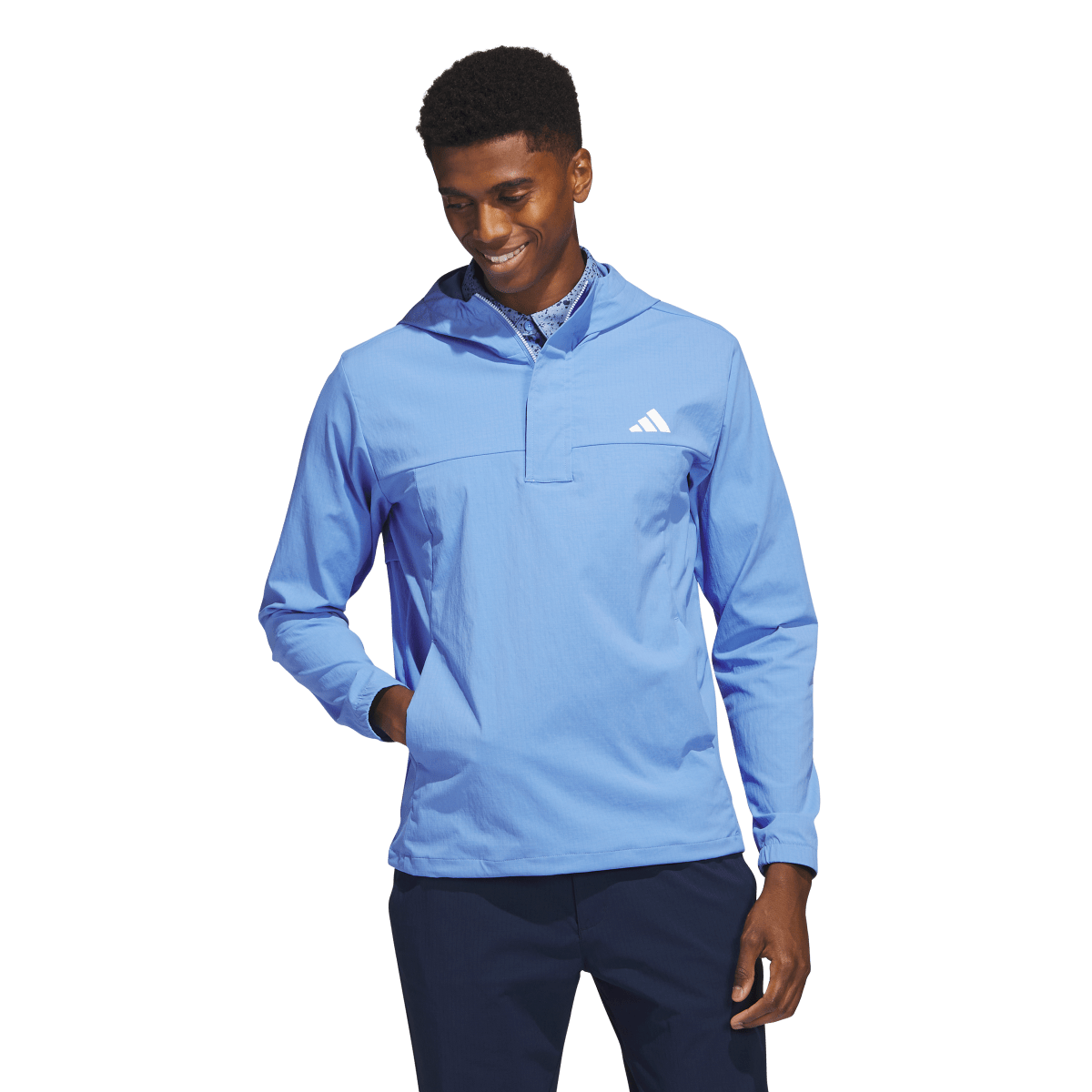 adidas Ripstop Quarter Zip Pull-Over Hoodie PGA TOUR Superstore