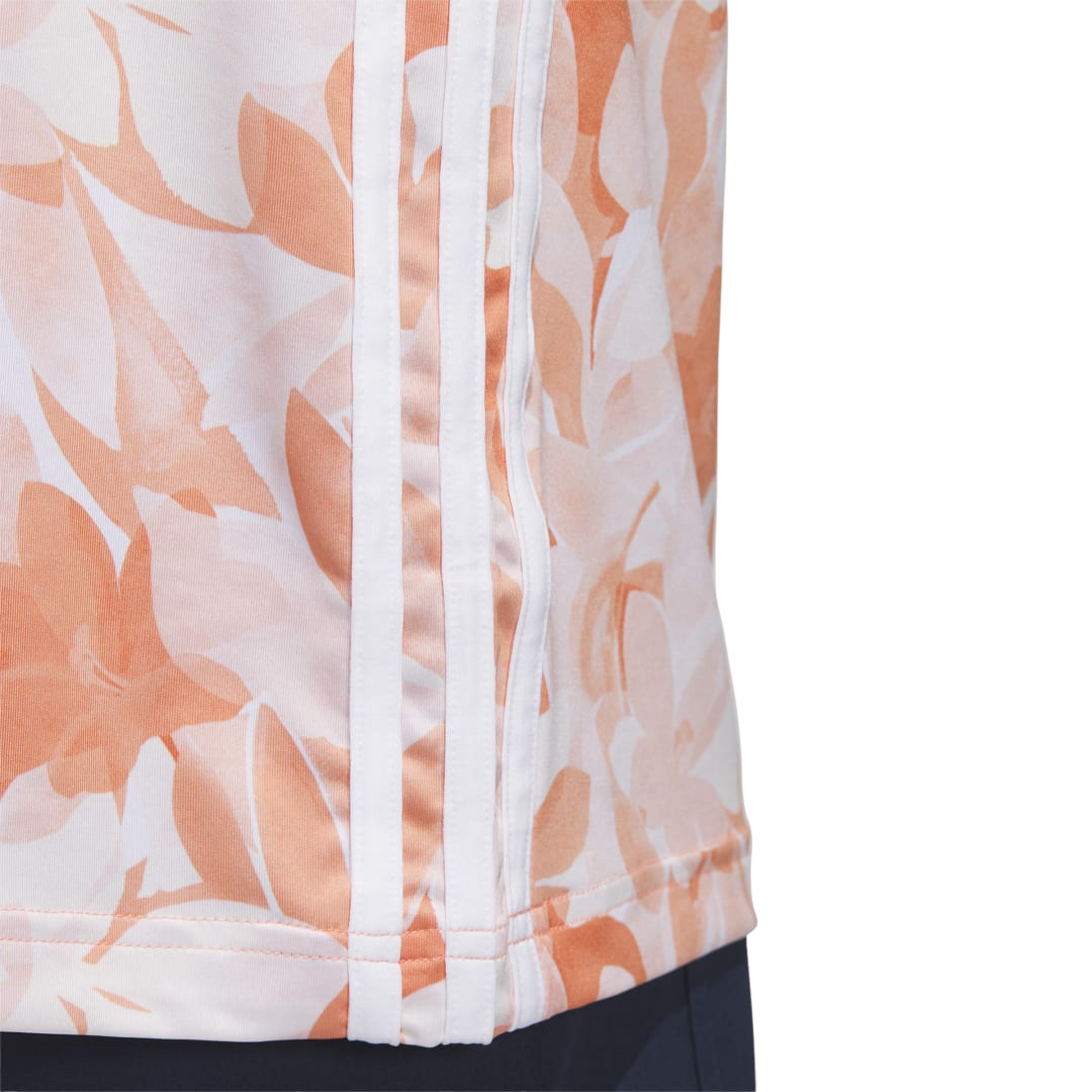 Floral Men's Short Sleeve Golf Polo Shirt