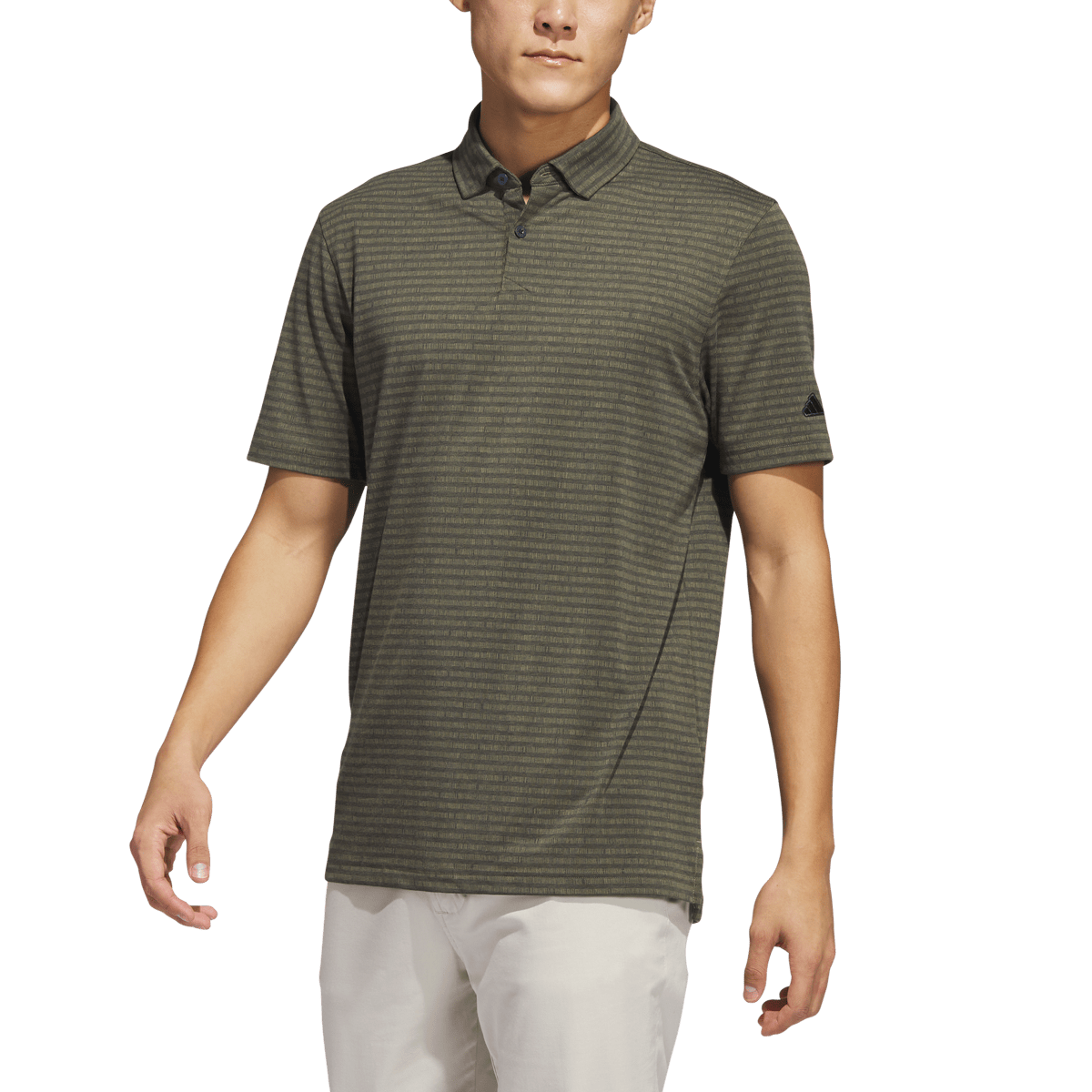Go-To Striped Men's Short Sleeve Golf Polo Shirt