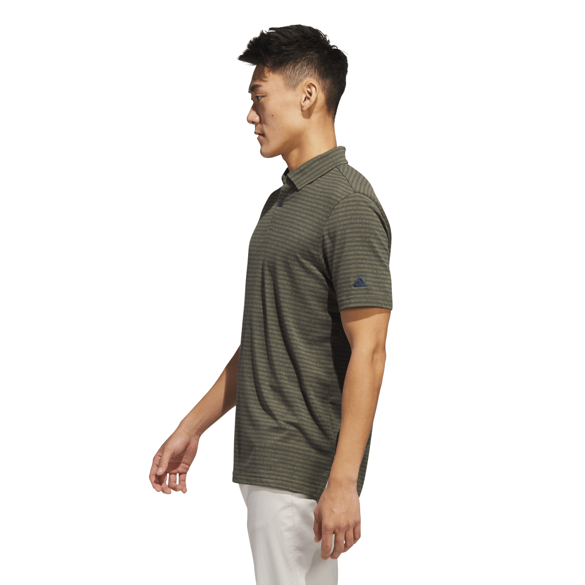 Go-To Striped Men's Short Sleeve Golf Polo Shirt