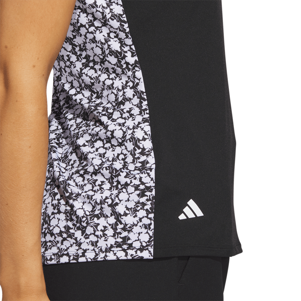 Ultimate365 Sleeveless Floral Print Polo Shirt