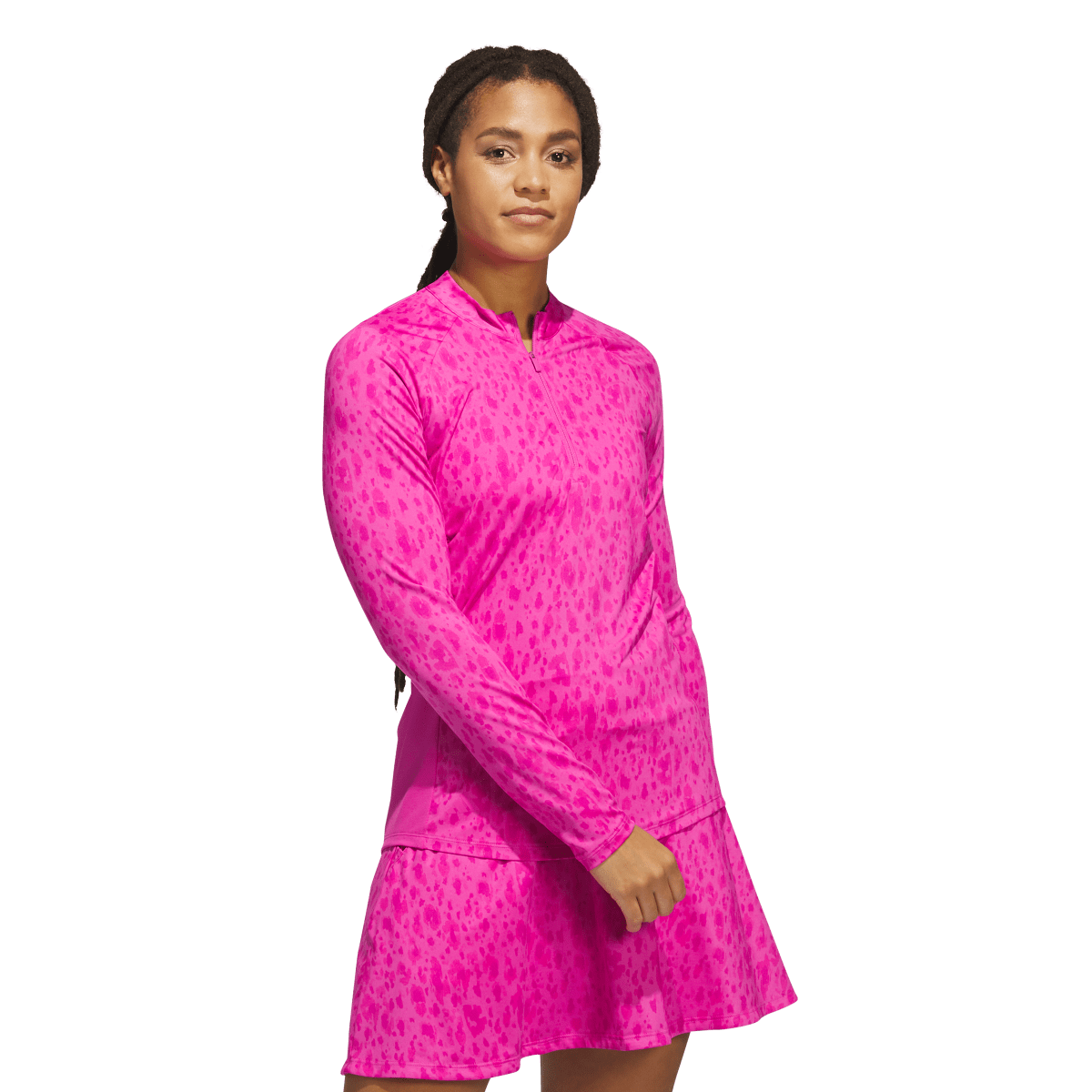 Adidas mock neck golf shirts clearance