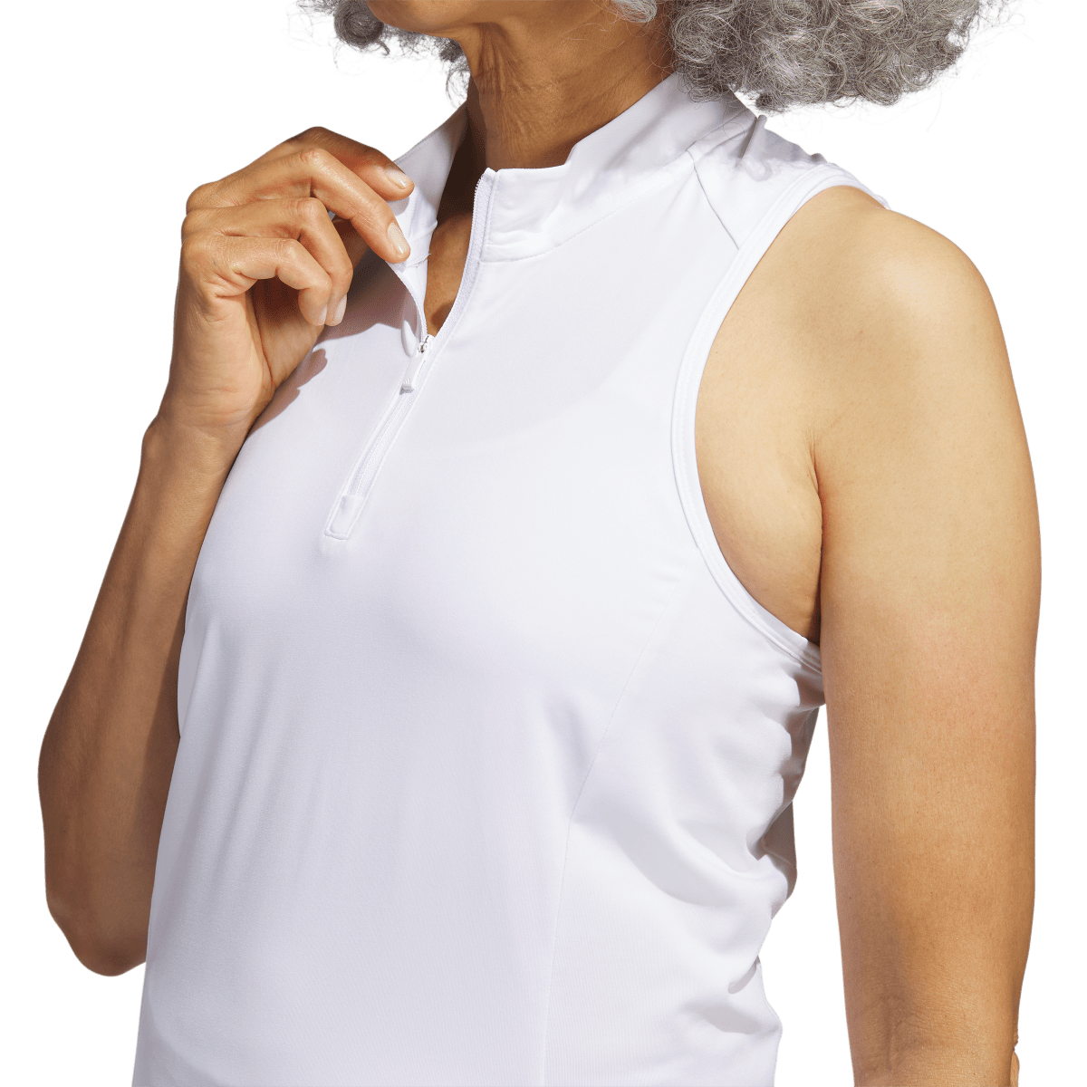 Racerback Quarter Zip Women's Sleeveless Golf Shirt