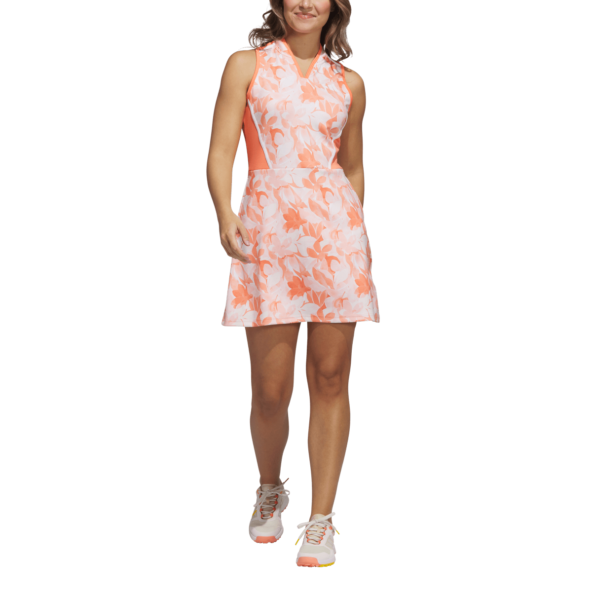 Floral Block Sleeveless Dress
