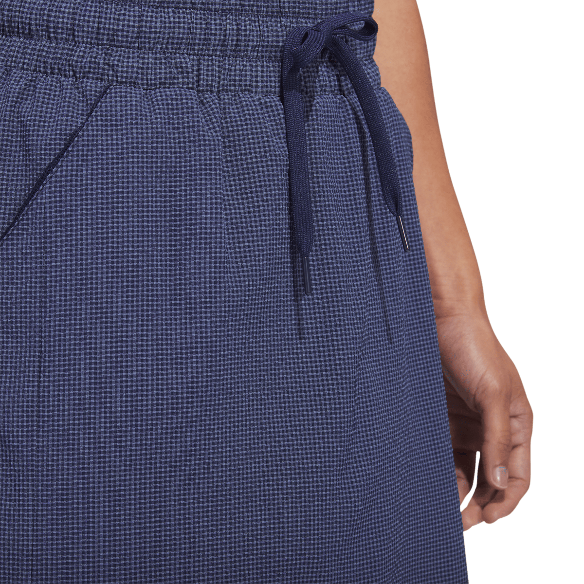 Gingham Seersucker 16" Skort