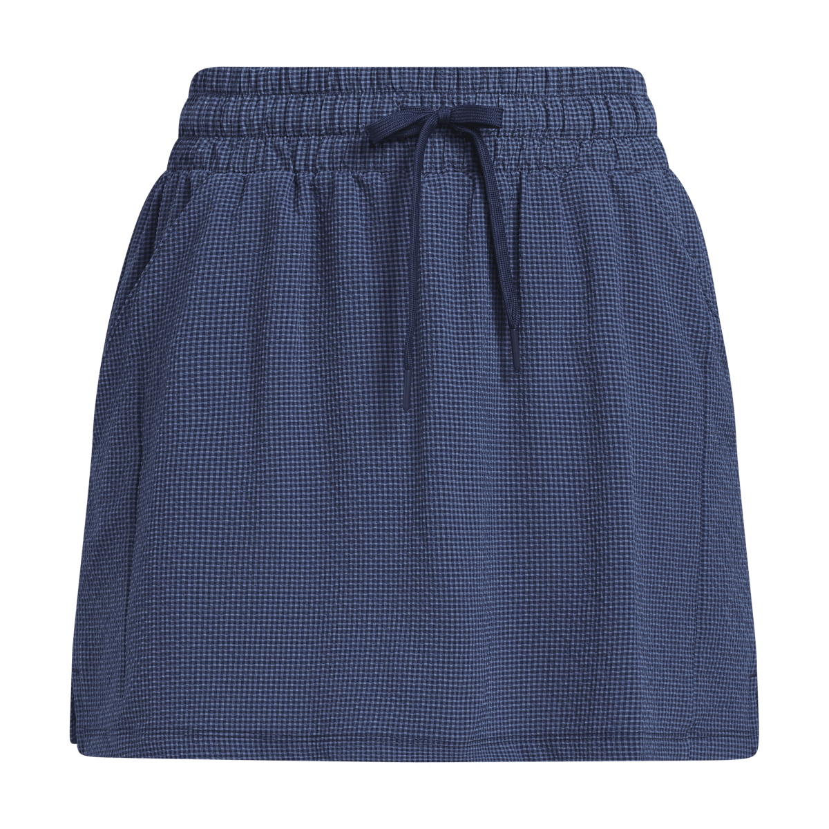 Gingham Seersucker 16" Skort