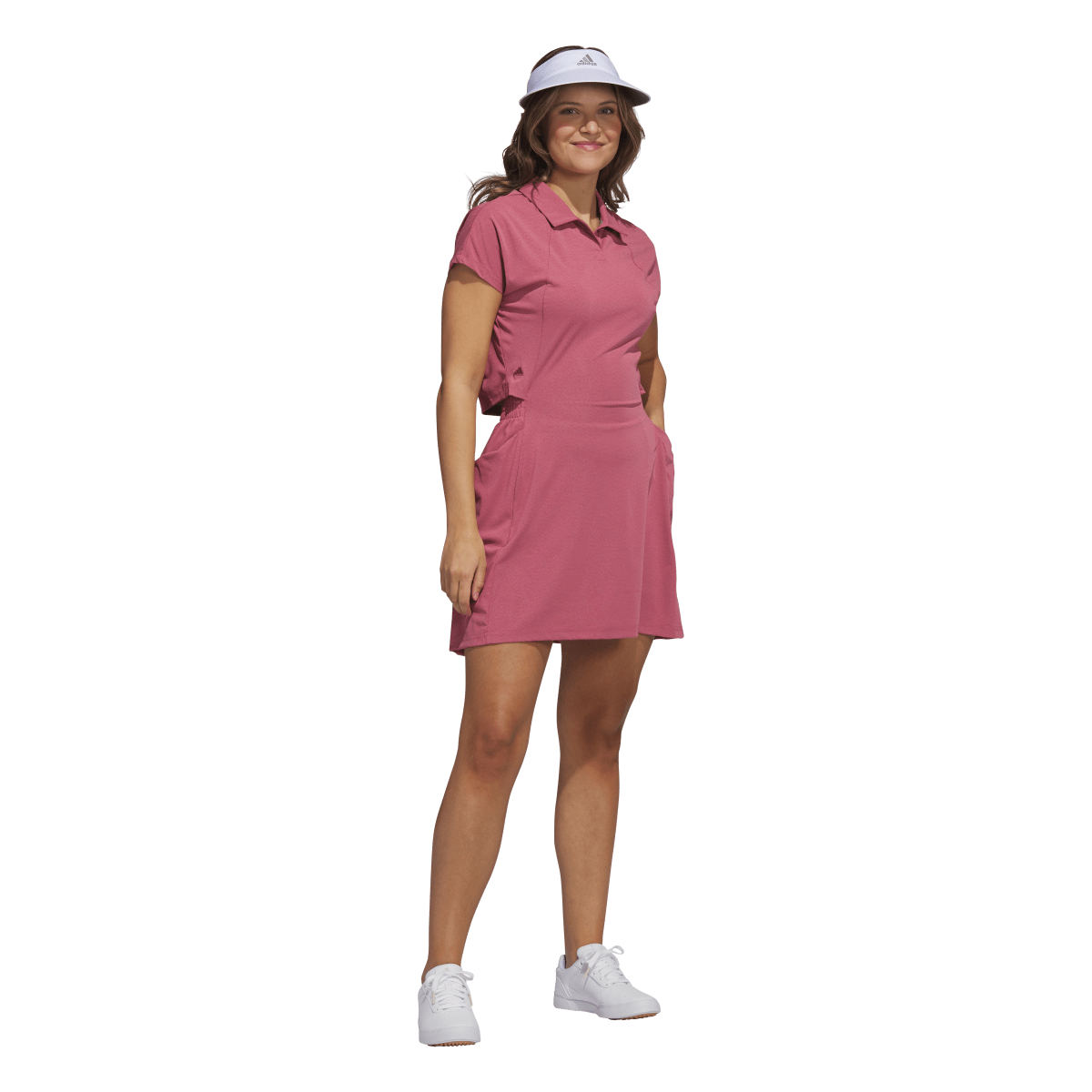 adidas Go-To Open Back Short Sleeve Dress | PGA TOUR Superstore